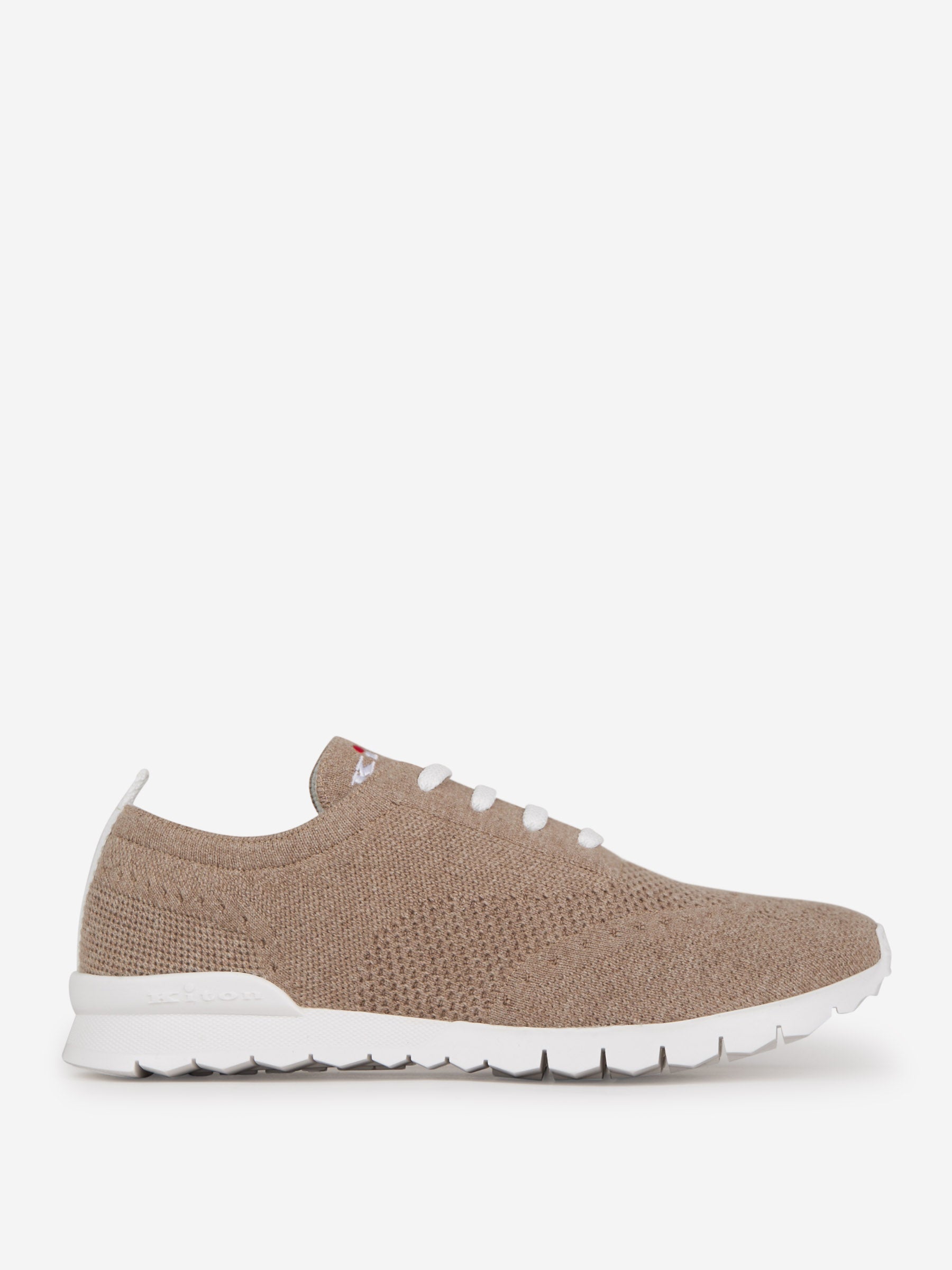 Outlet online Kiton Hombre Sneakers Fit Punto Cashmere color Gris Piedra sku 616-002107 01 - Foto 1