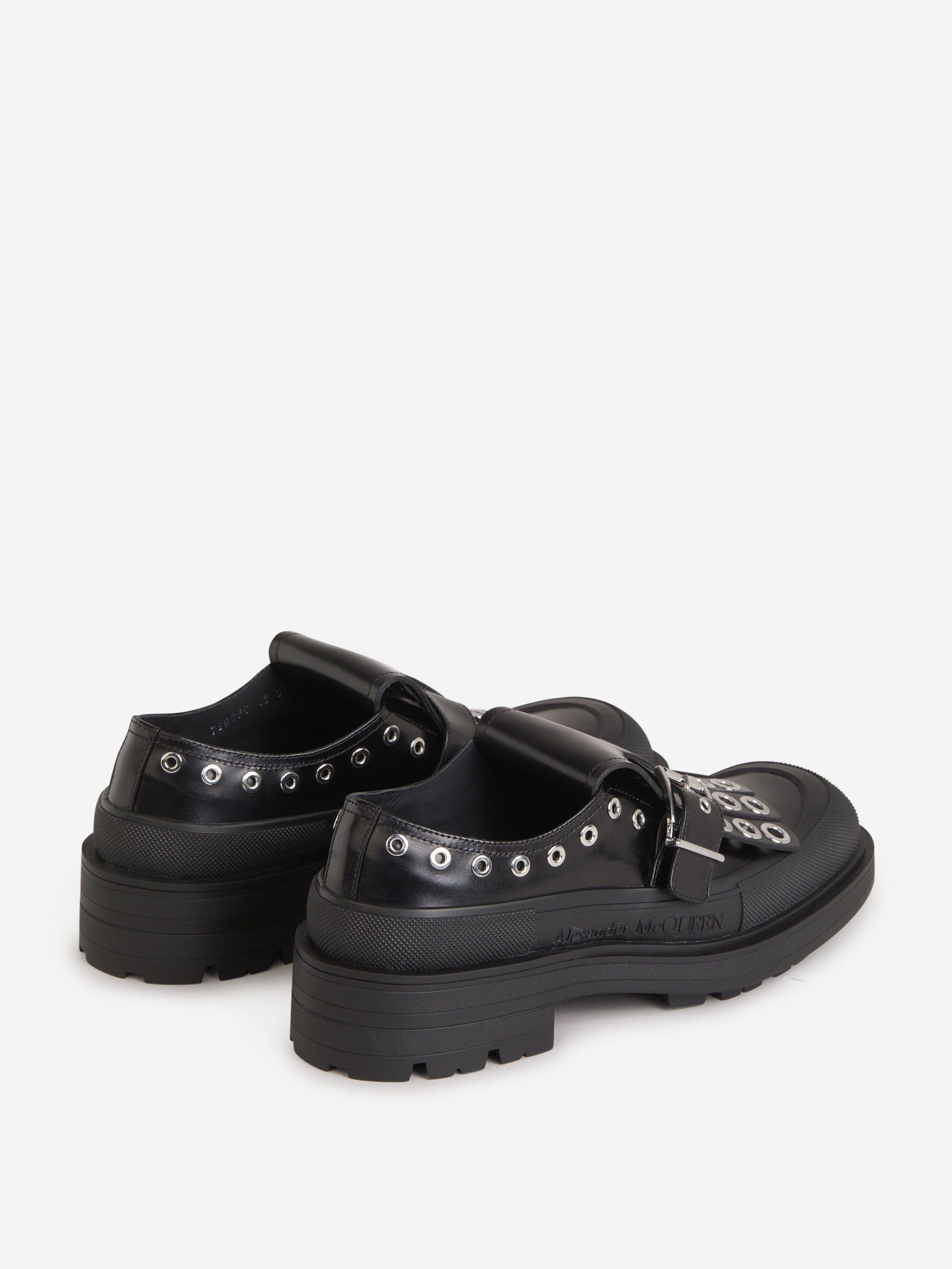 Alexander McQueen Mocasines Tachuelas Piel color Negro sku 616-002177 01 - Foto 3