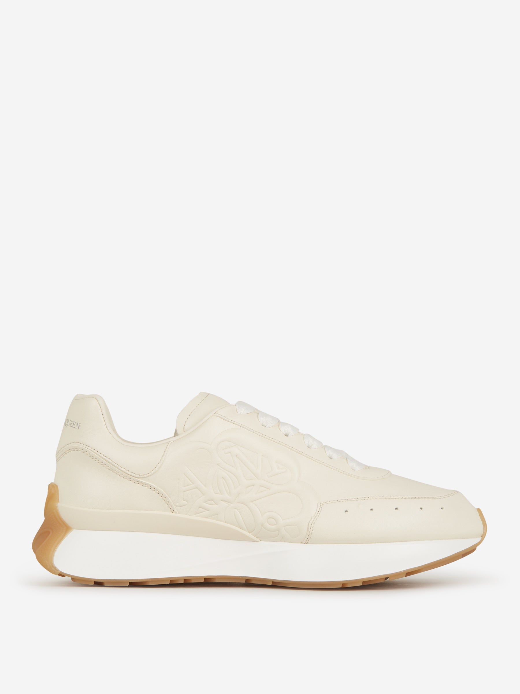 Outlet online Alexander McQueen Hombre Sneakers Sprint Runner color Blanco sku 616-002181 01 - Foto 1