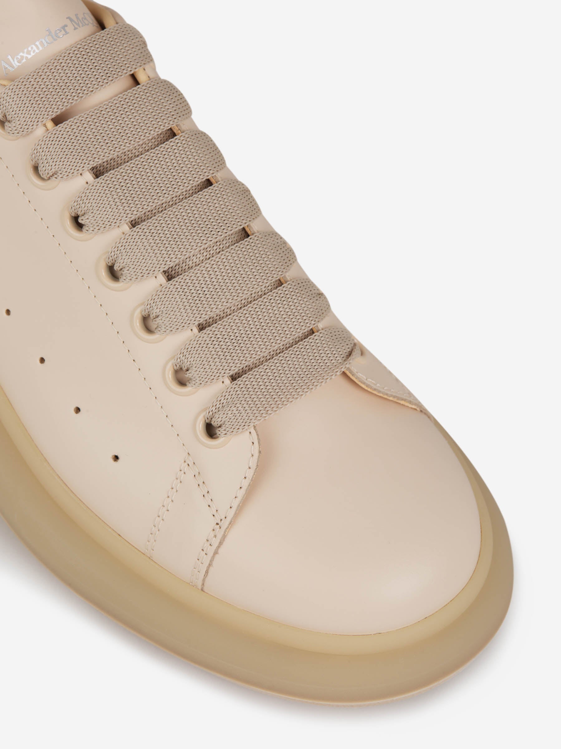 Outlet online Alexander McQueen Hombre Sneakers Oversized color Rosa Envejecido sku 616-002183 01 - Foto 4