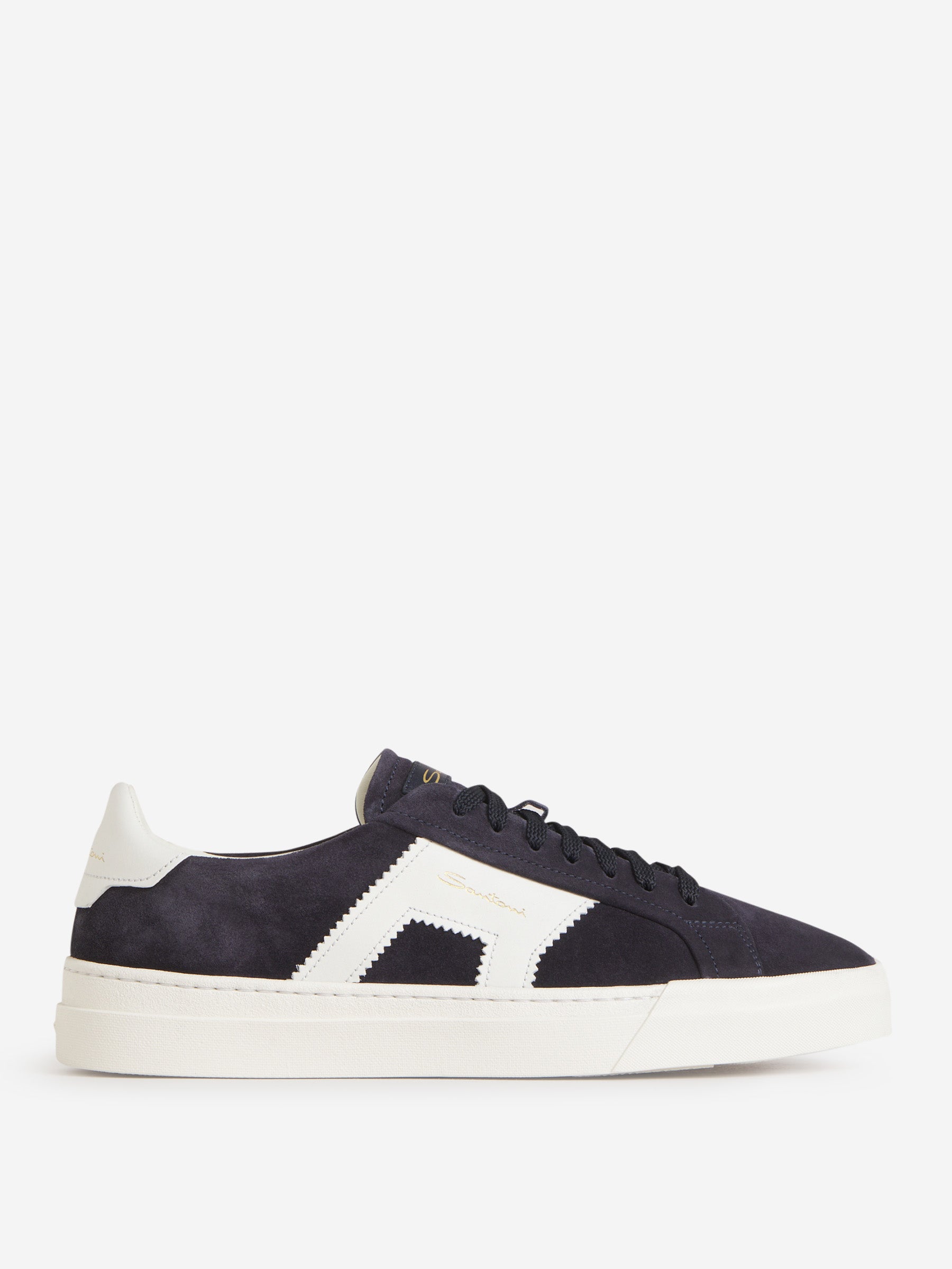 Santoni Sneakers Paneles Piel color Azul Noche sku 616-002192 01 - Foto 1
