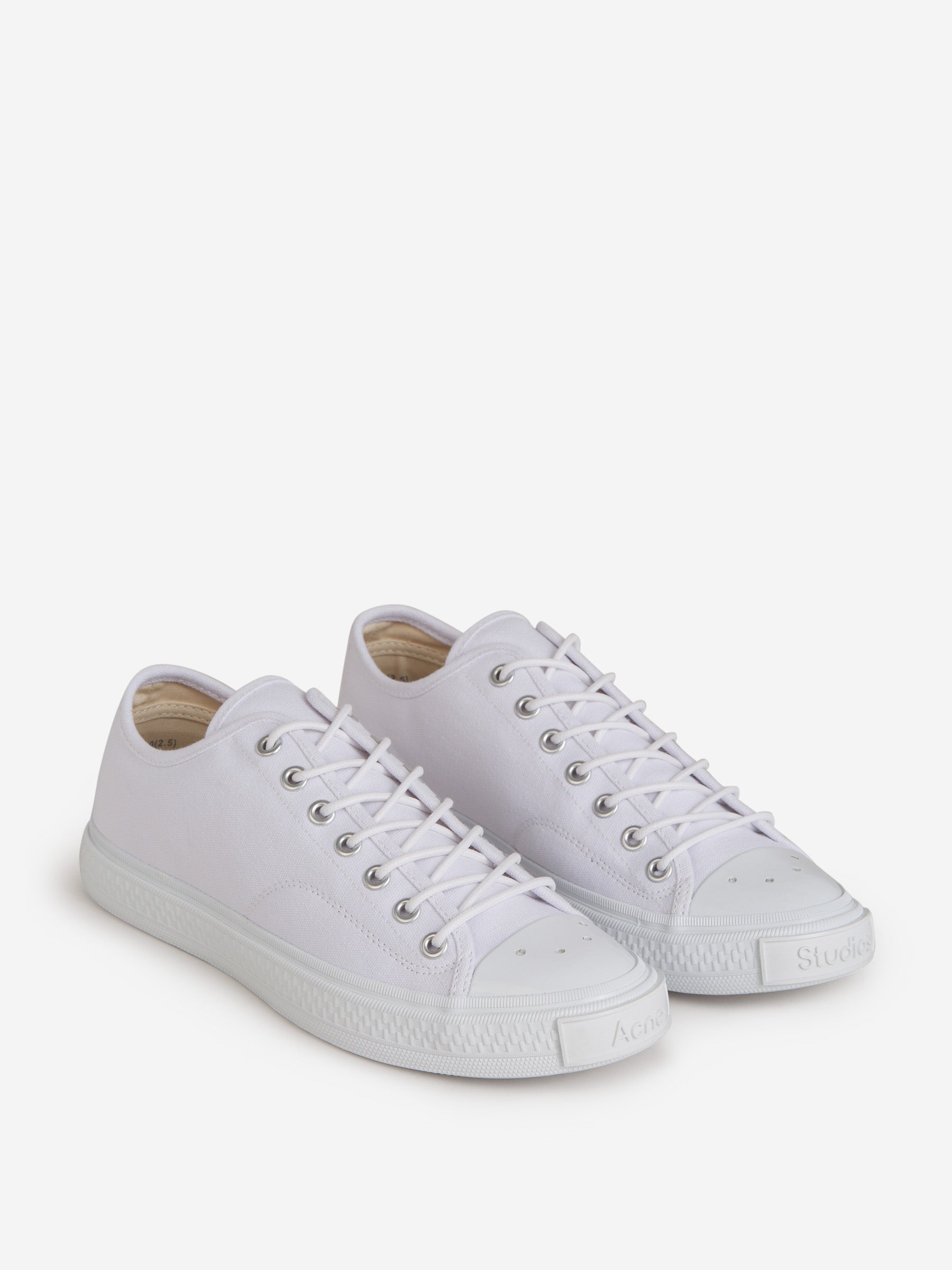 Outlet online Acne Studios Hombre Sneakers Lona Logo color Blanco sku 616-002215 01 - Foto 2