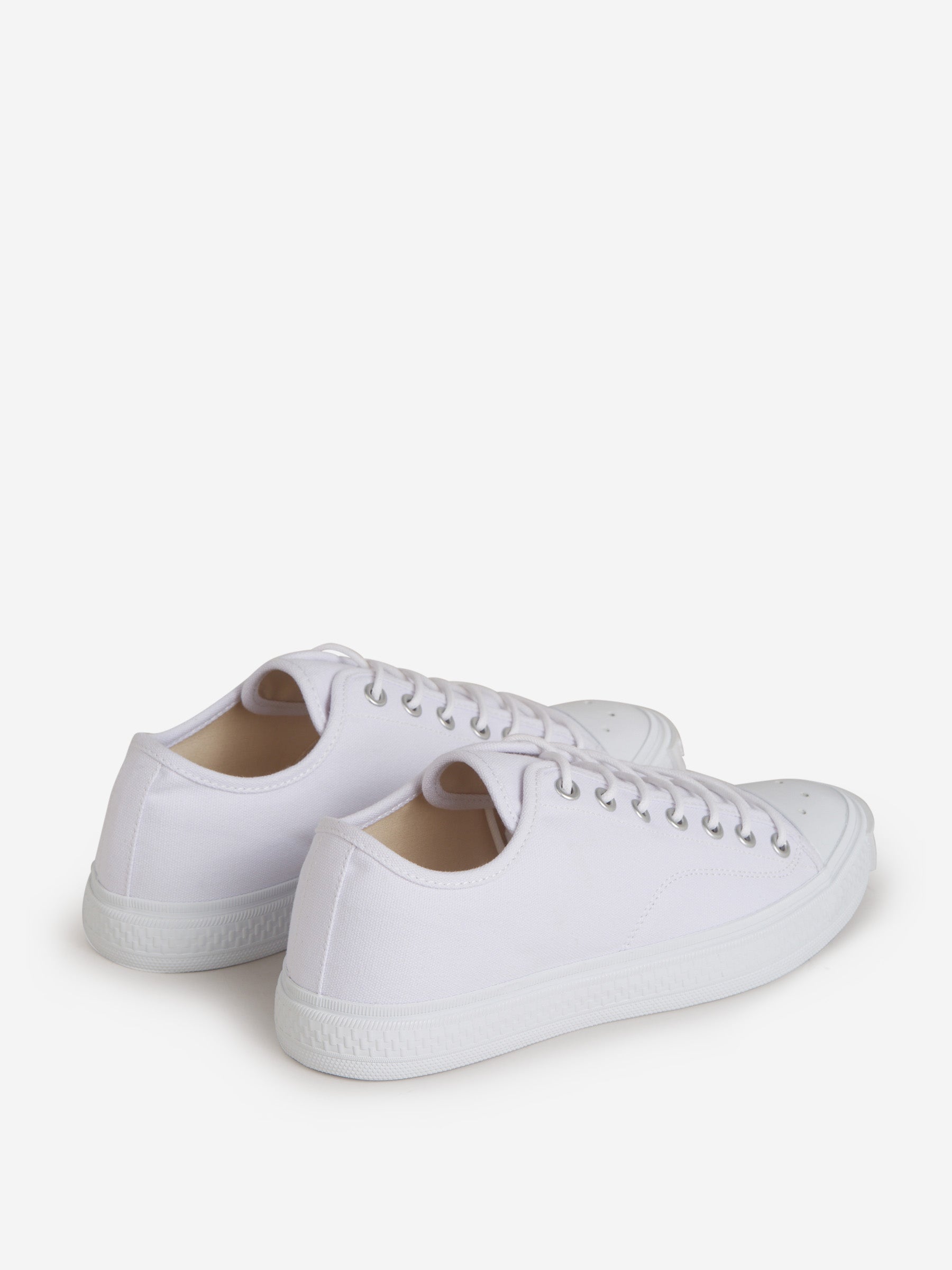 Outlet online Acne Studios Hombre Sneakers Lona Logo color Blanco sku 616-002215 01 - Foto 3