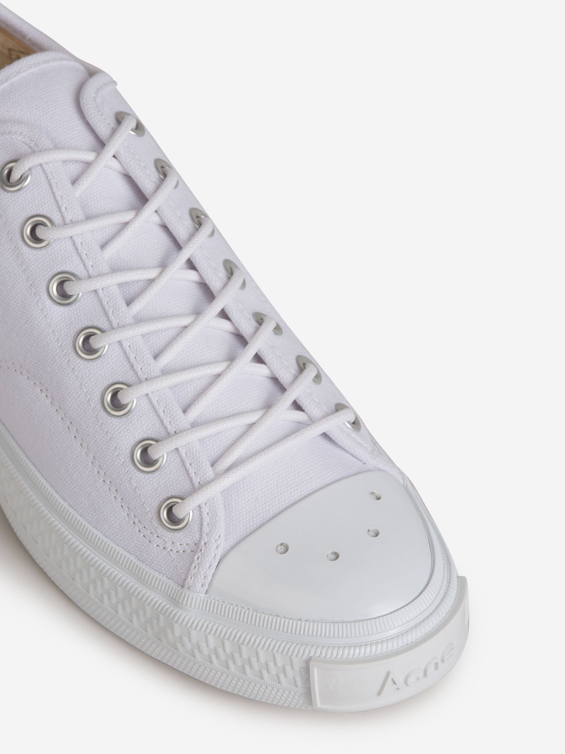Outlet online Acne Studios Hombre Sneakers Lona Logo color Blanco sku 616-002215 01 - Foto 4
