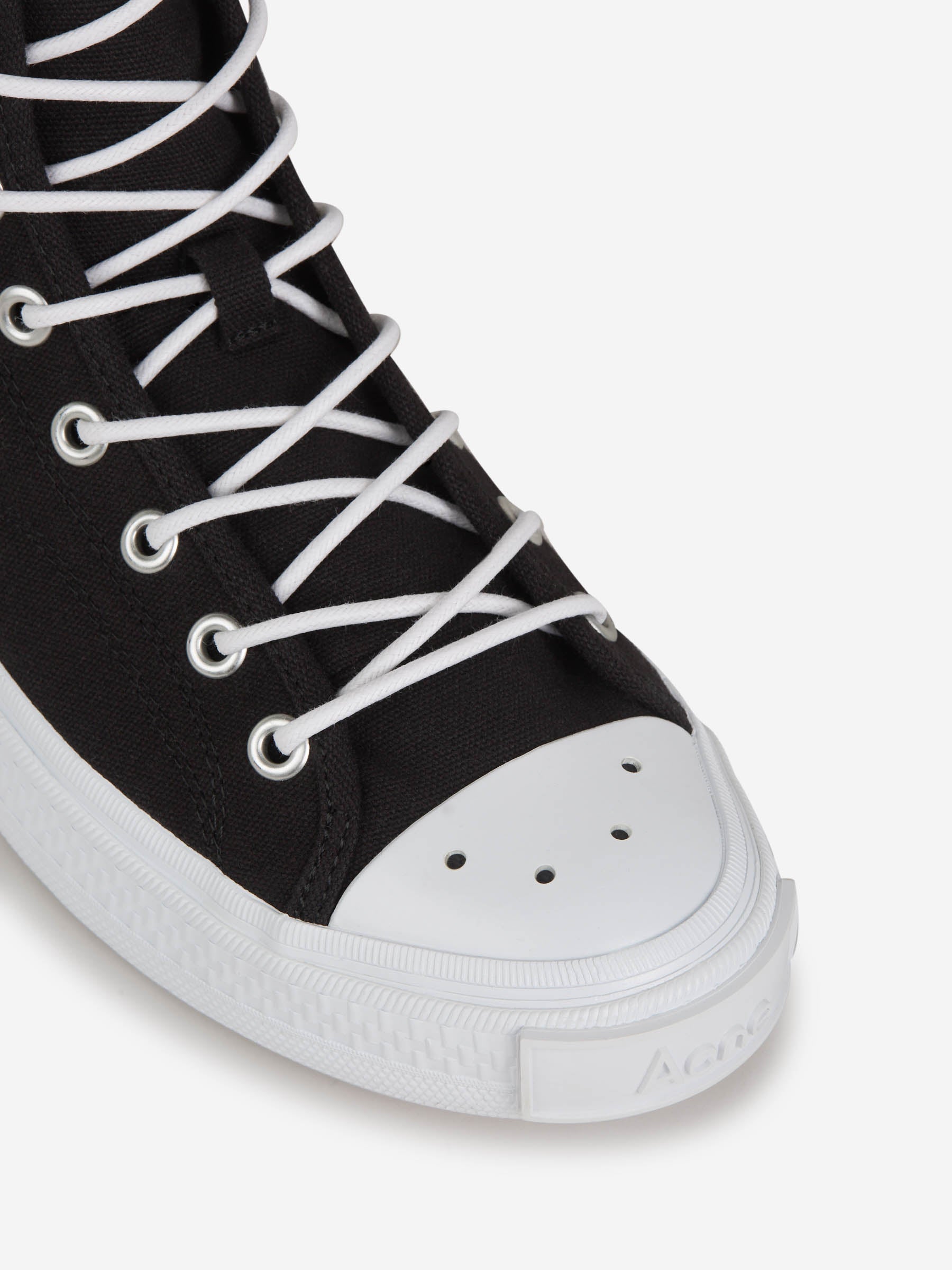 Outlet online Acne Studios Hombre Sneakers High Top color Negro sku 616-002216 01 - Foto 4