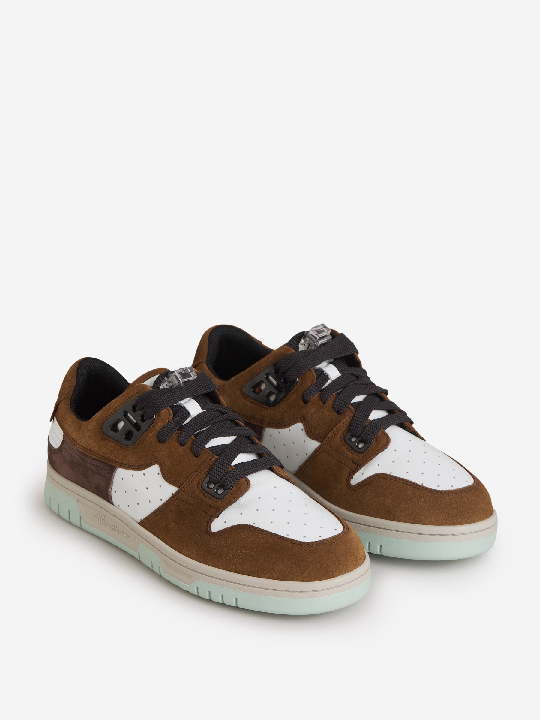 Outlet online Acne Studios Face Hombre Sneakers Basket Piel color Marrón sku 616-002218 01 - Foto 2