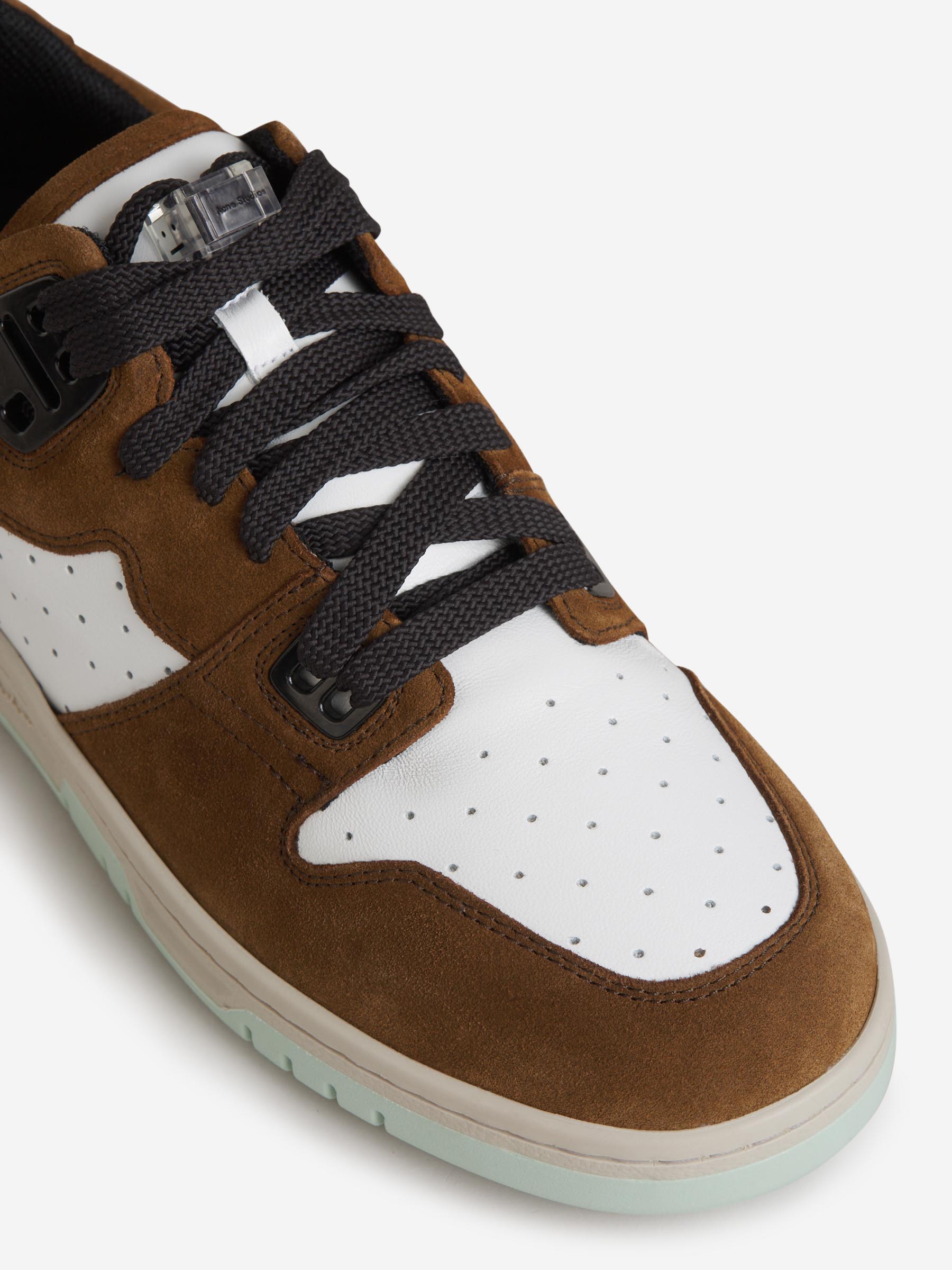 Outlet online Acne Studios Face Hombre Sneakers Basket Piel color Marrón sku 616-002218 01 - Foto 4