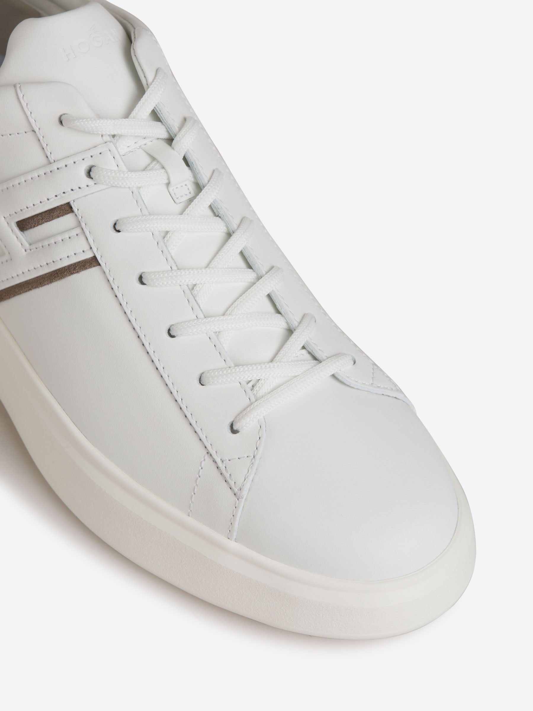 Outlet online Hogan Hombre Sneakers H580 Piel color Blanco sku 616-002253 01 - Foto 4