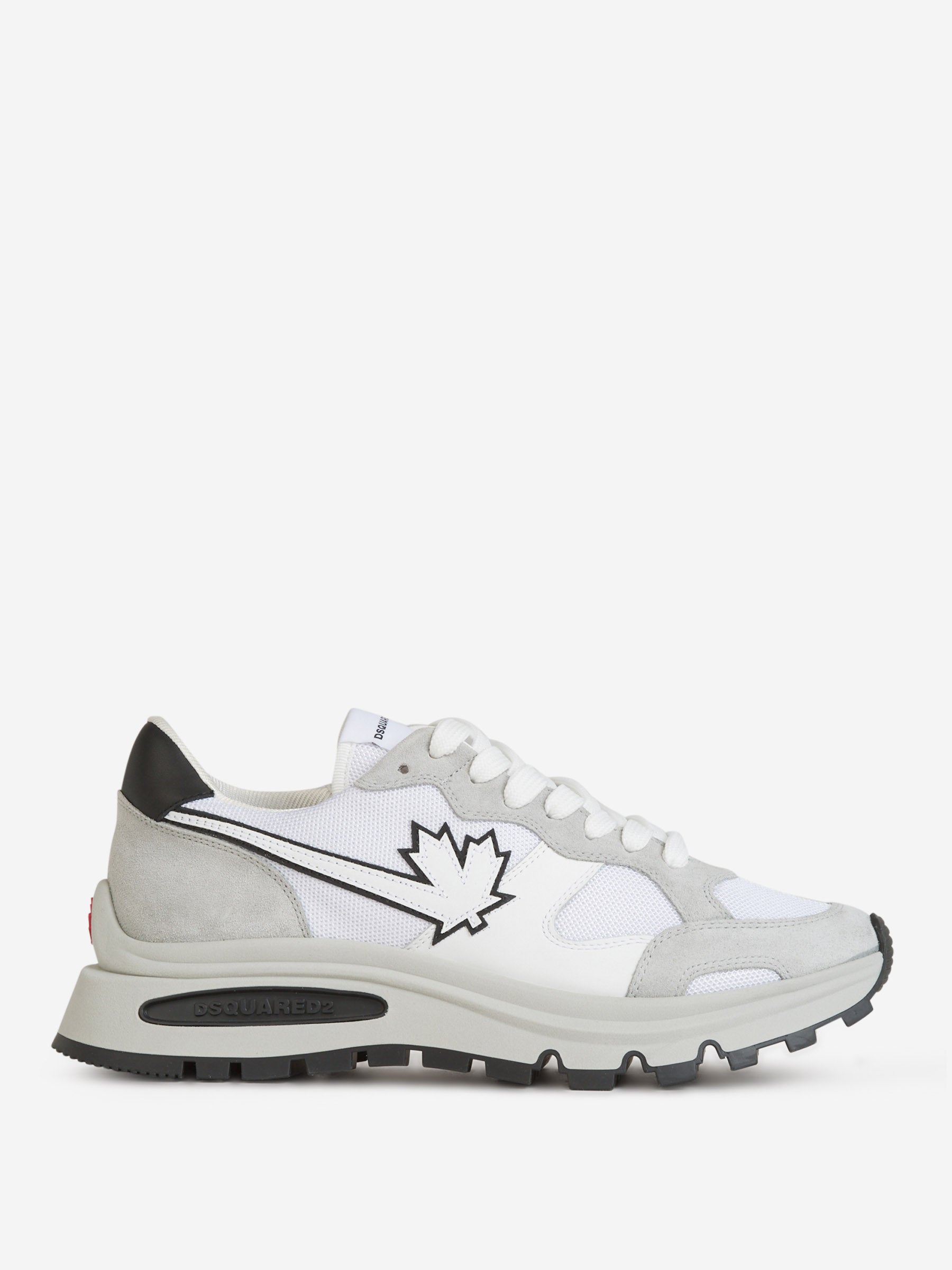 Outlet online Dsquared2 Hombre Sneakers Run Leaf color Blanco sku 616-002271 01 - Foto 1