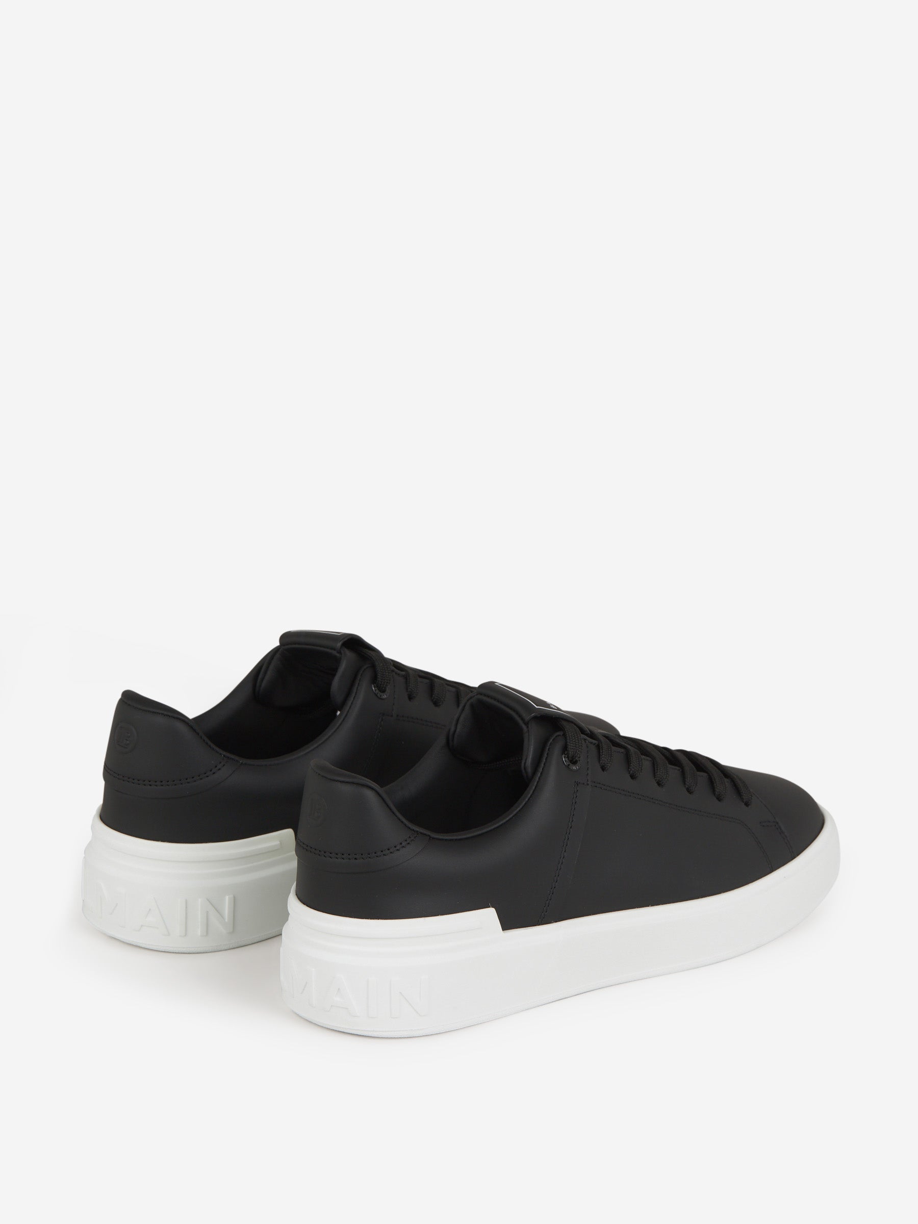 Outlet online Balmain Hombre Sneakers B-Court color Negro sku 616-002282 01 - Foto 3