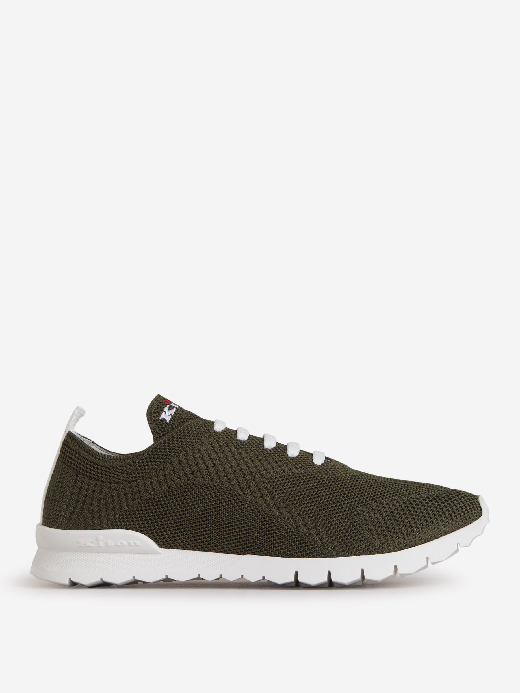 Outlet online Kiton Hombre Sneakers Punto color Verde Militar sku 616-002289 01 - Foto 1
