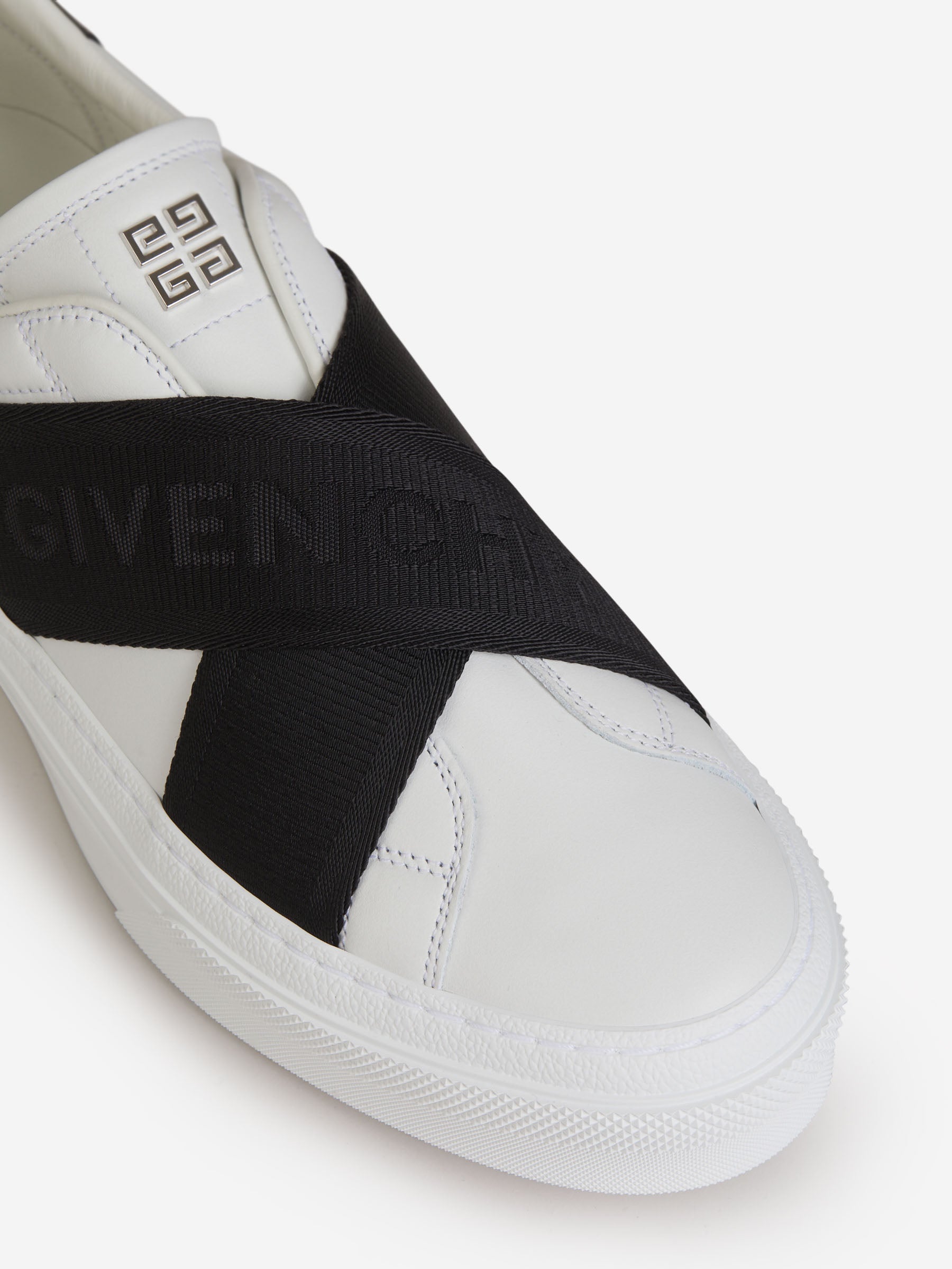 Outlet online Givenchy Hombre Sneakers Logo 4G Piel color Blanco sku 616-002357 01 - Foto 3