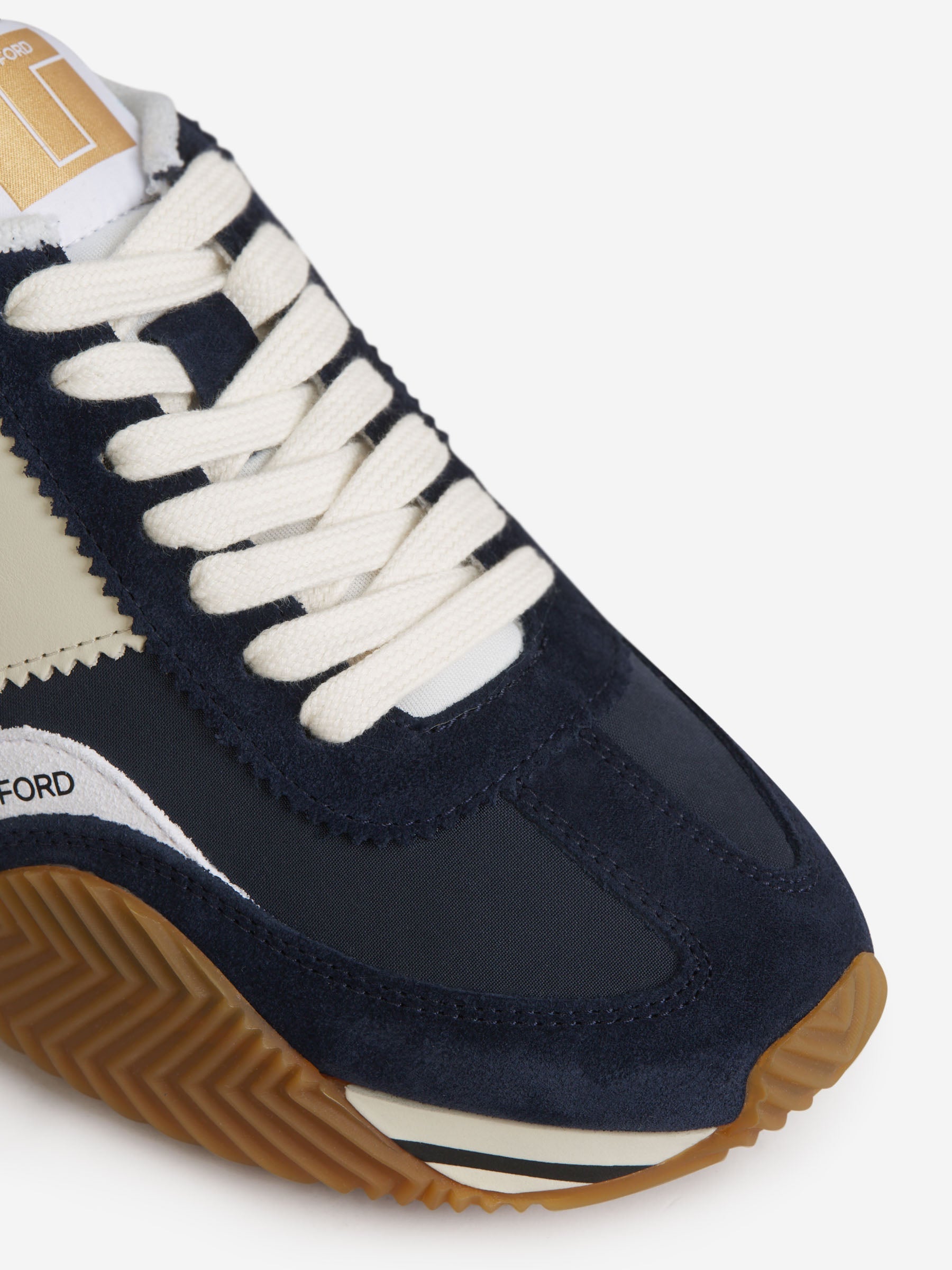 Outlet online Tom Ford Hombre Sneakers James color Azul Noche sku 616-002428 02 - Foto 4