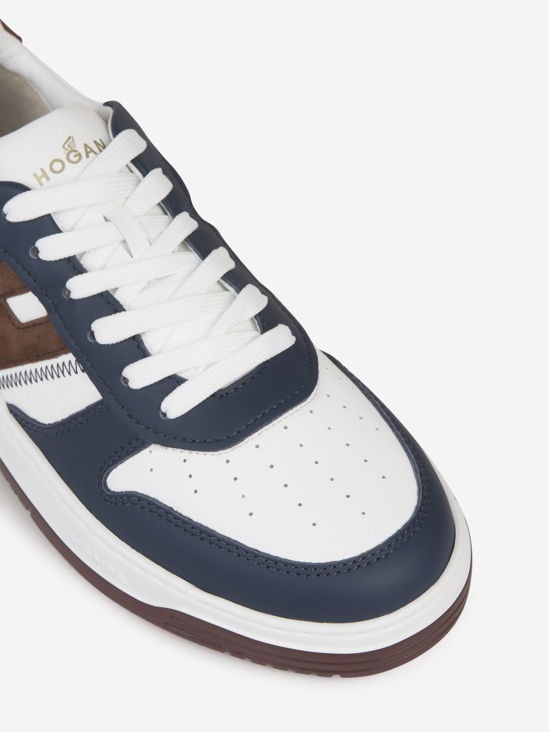 Outlet online Hogan Hombre Sneakers H630 Piel color Azul Noche sku 616-002430 01 - Foto 5