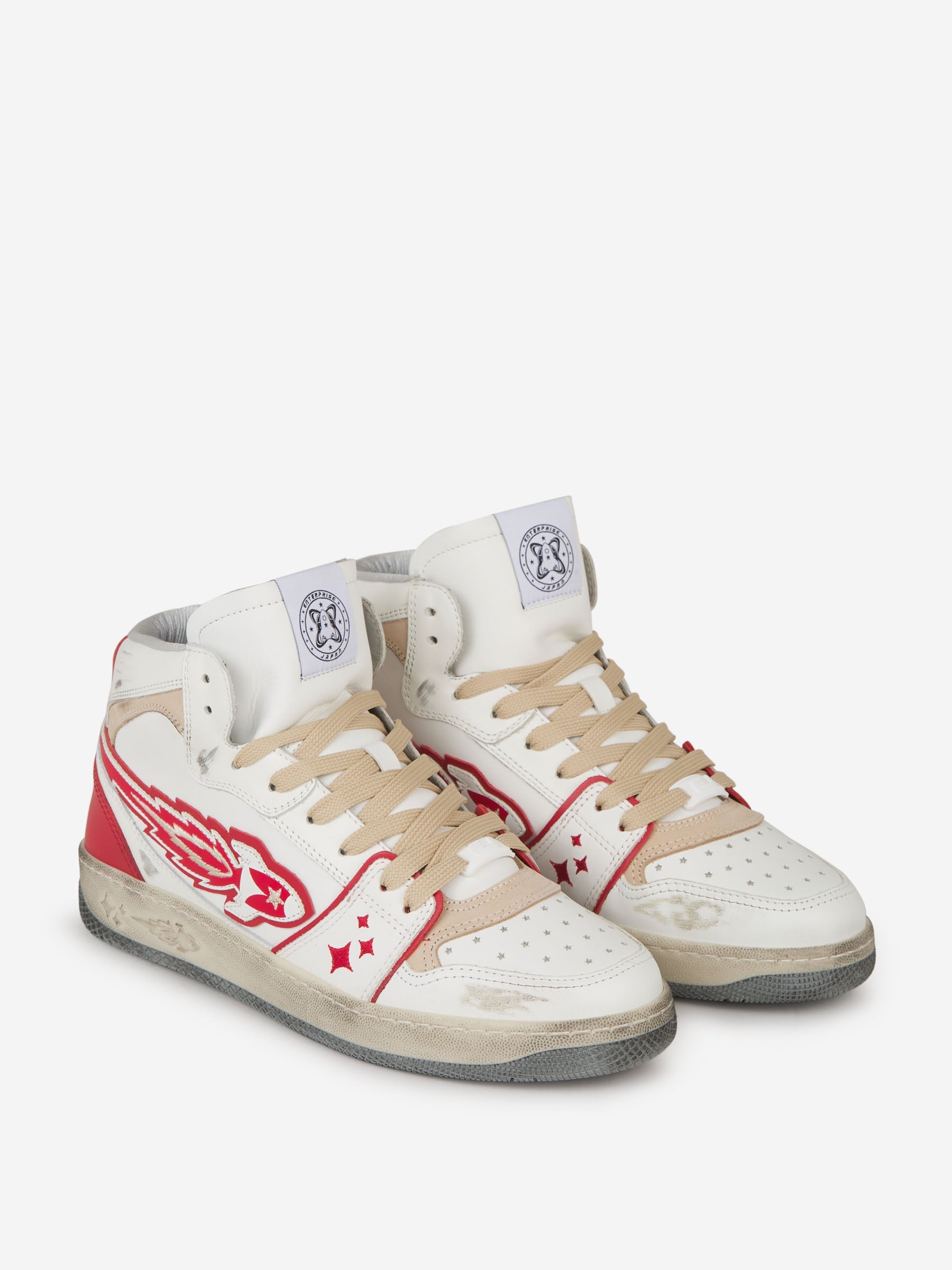 Outlet online Enterprise Japan Hombre Sneakers Egg Rocket Mid color Blanco sku 616-002514 01 - Foto 2