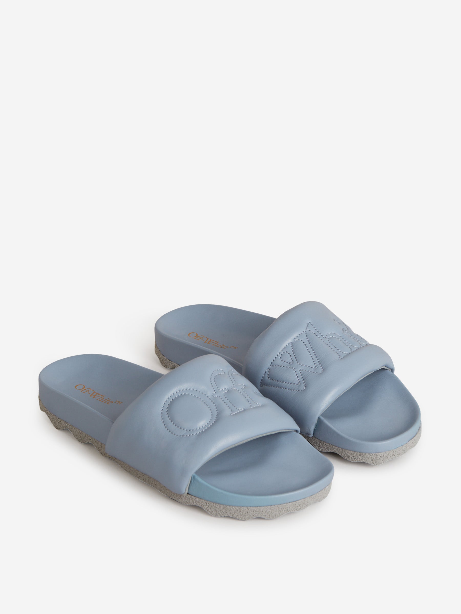 Outlet online Off-White Hombre Sandalias Logo Piel color Negro sku 617-000048 02 - Foto 6