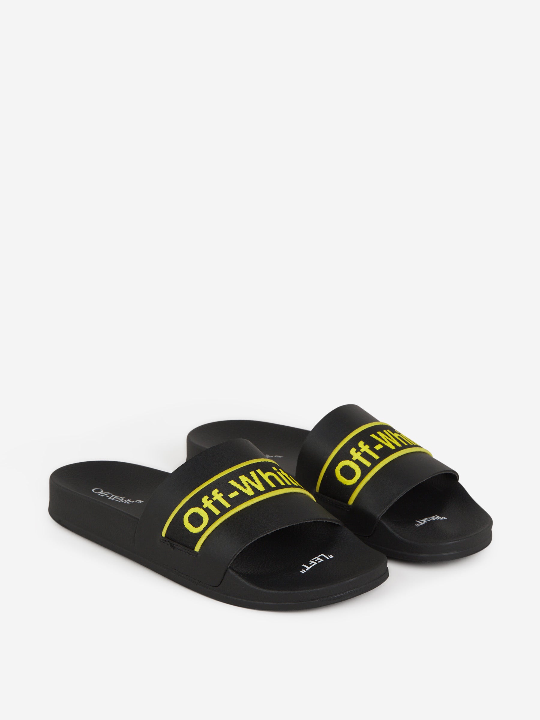 Outlet online Off-White Hombre Sandalias Industrial Logo color Negro sku 617-000050 01 - Foto 2