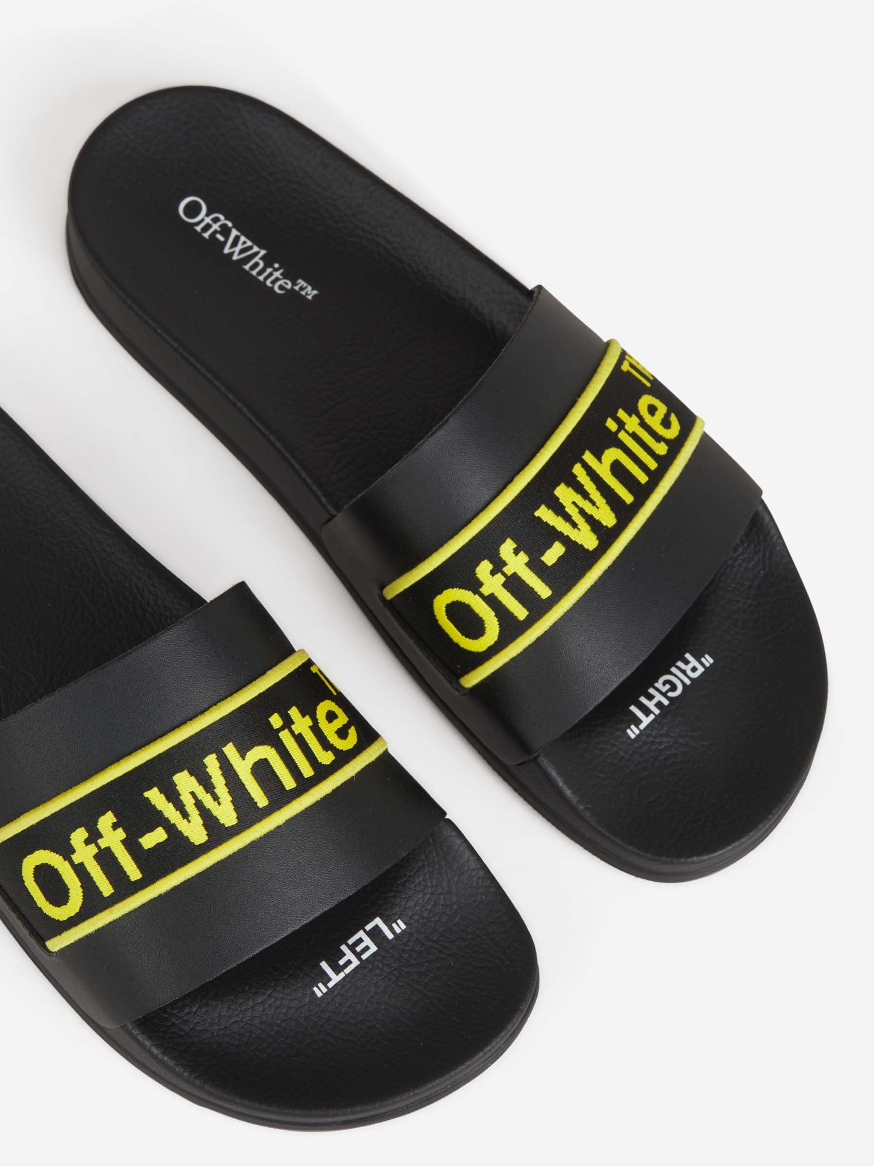 Outlet online Off-White Hombre Sandalias Industrial Logo color Negro sku 617-000050 01 - Foto 4