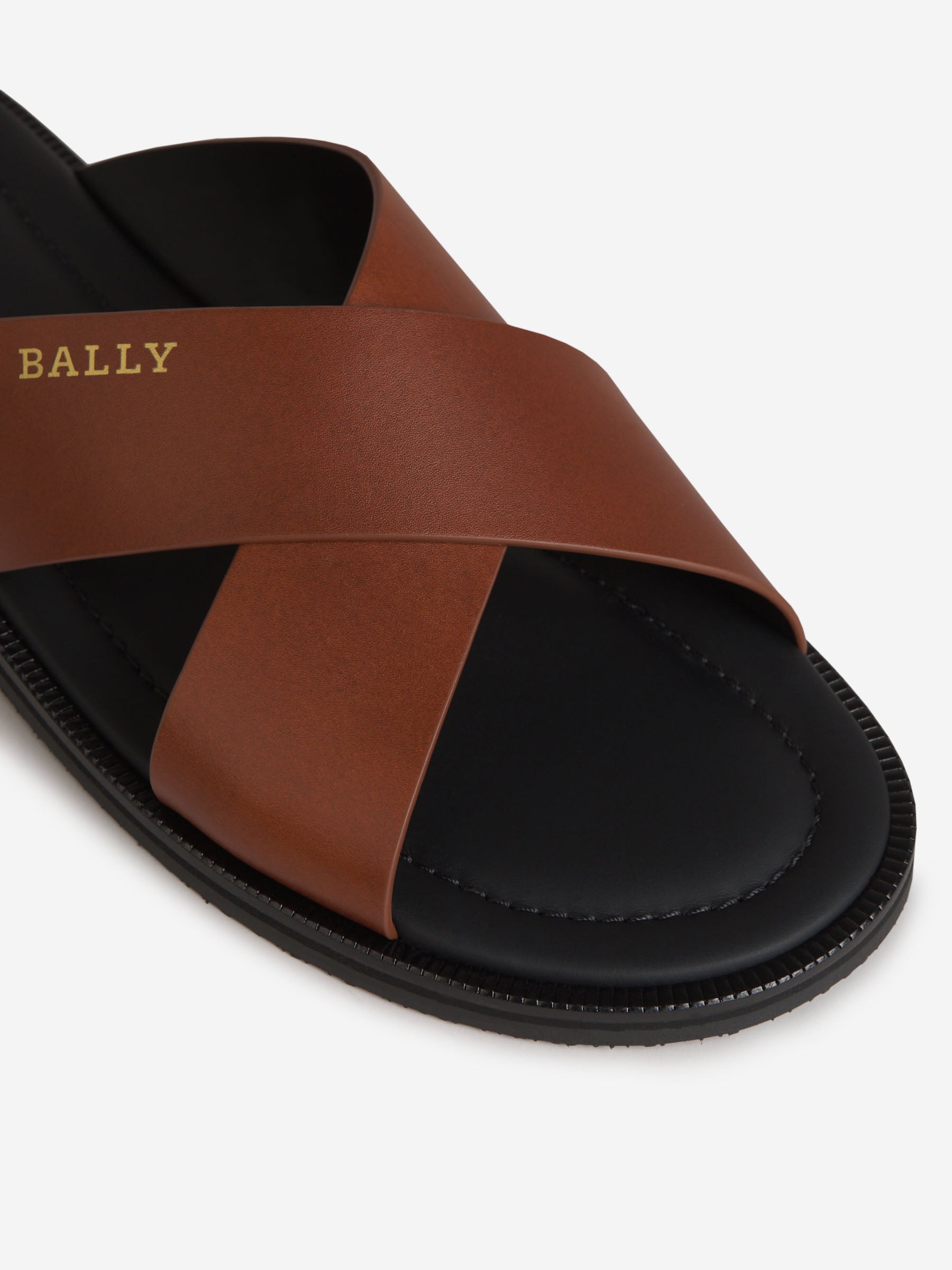 Outlet online Bally Hombre Sandalias Jair Piel color Caramelo sku 617-000056 01 - Foto 4