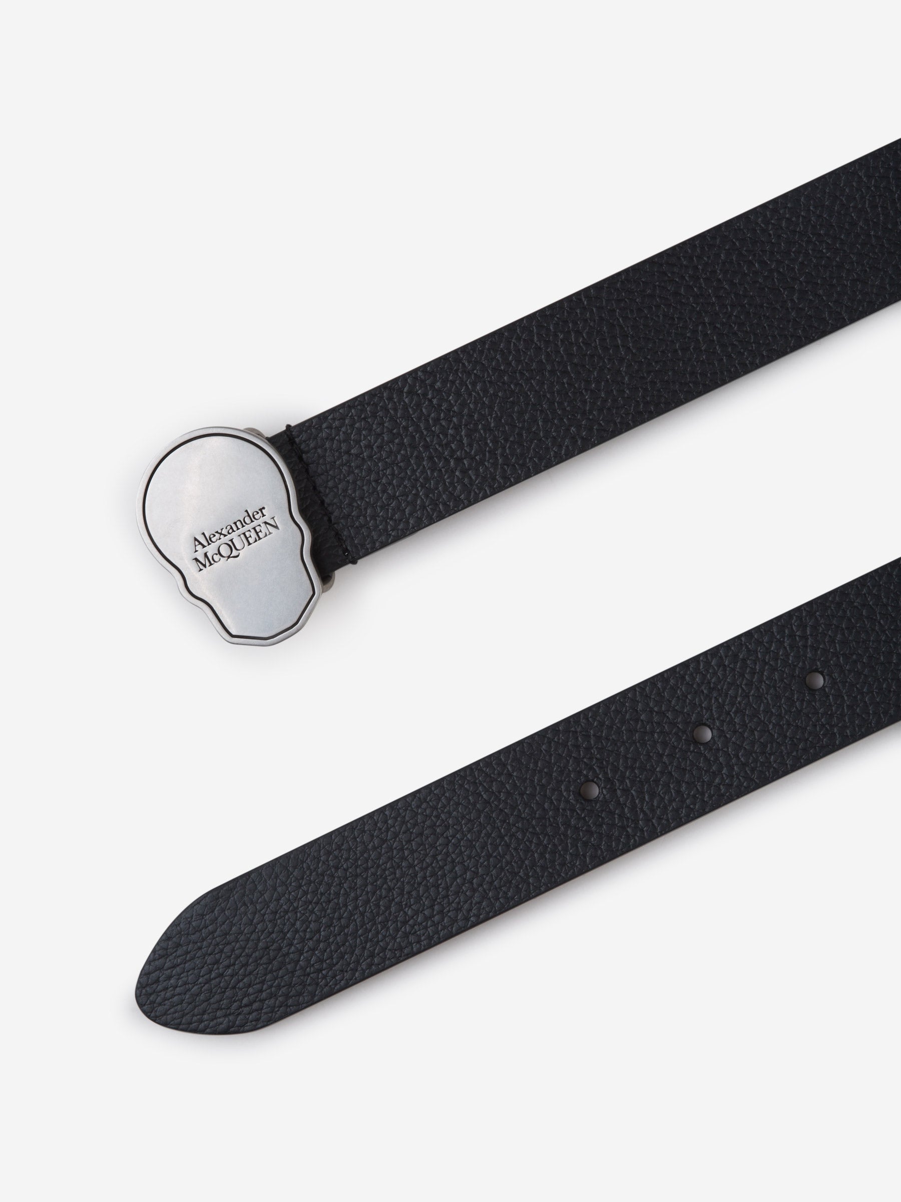 Alexander McQueen Cinturón Skull Piel color Negro sku 622-001070 00 - Foto 2