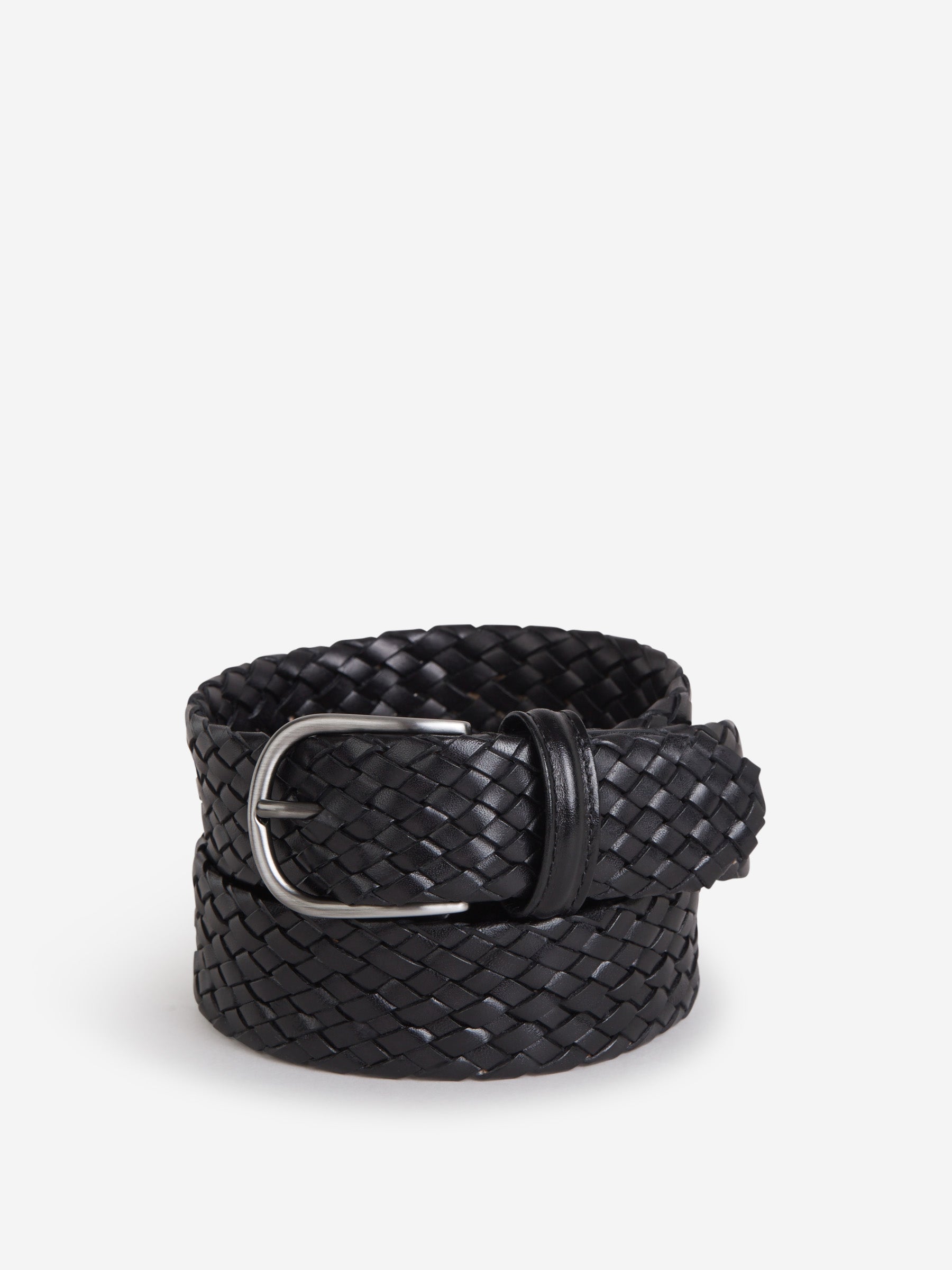 Santa Eulalia Cinturón Trenzado Piel color Negro sku 622-001090 01 - Foto 1