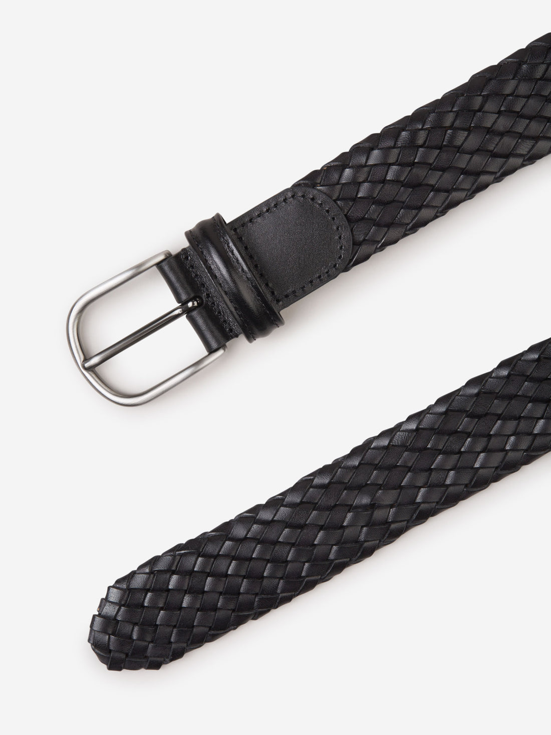 Santa Eulalia Cinturón Trenzado Piel color Negro sku 622-001090 01 - Foto 2
