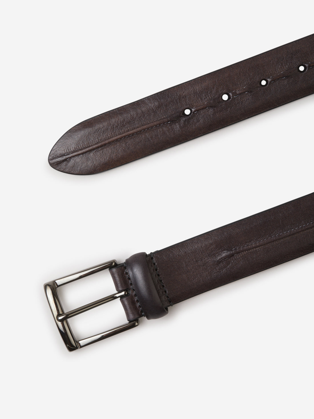 Santa Eulalia Cinturón Piel color Marrón Oscuro sku 622-001108 01 - Foto 2