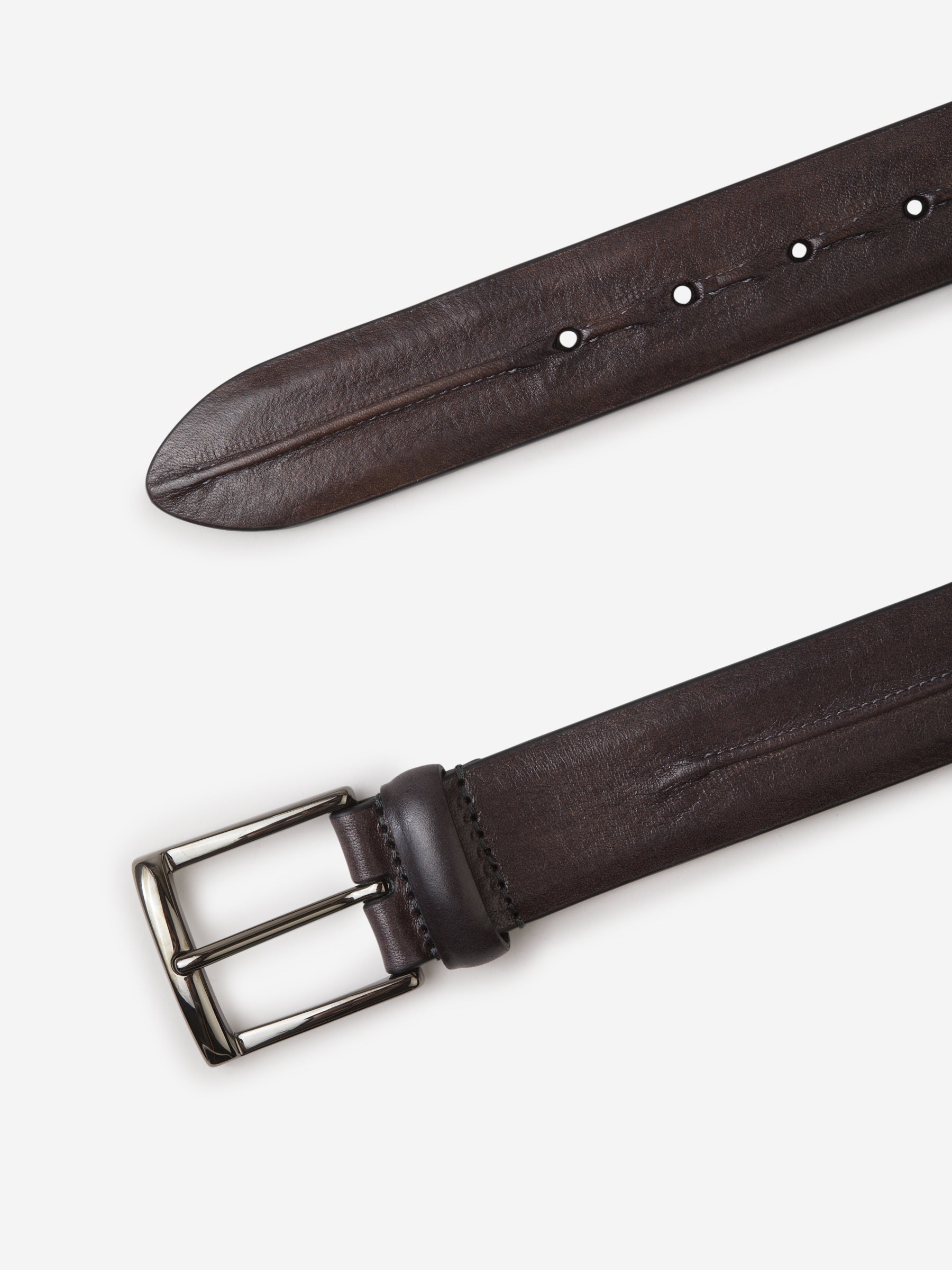 Santa Eulalia Cinturón Piel color Marrón Oscuro sku 622-001108 01 - Foto 2