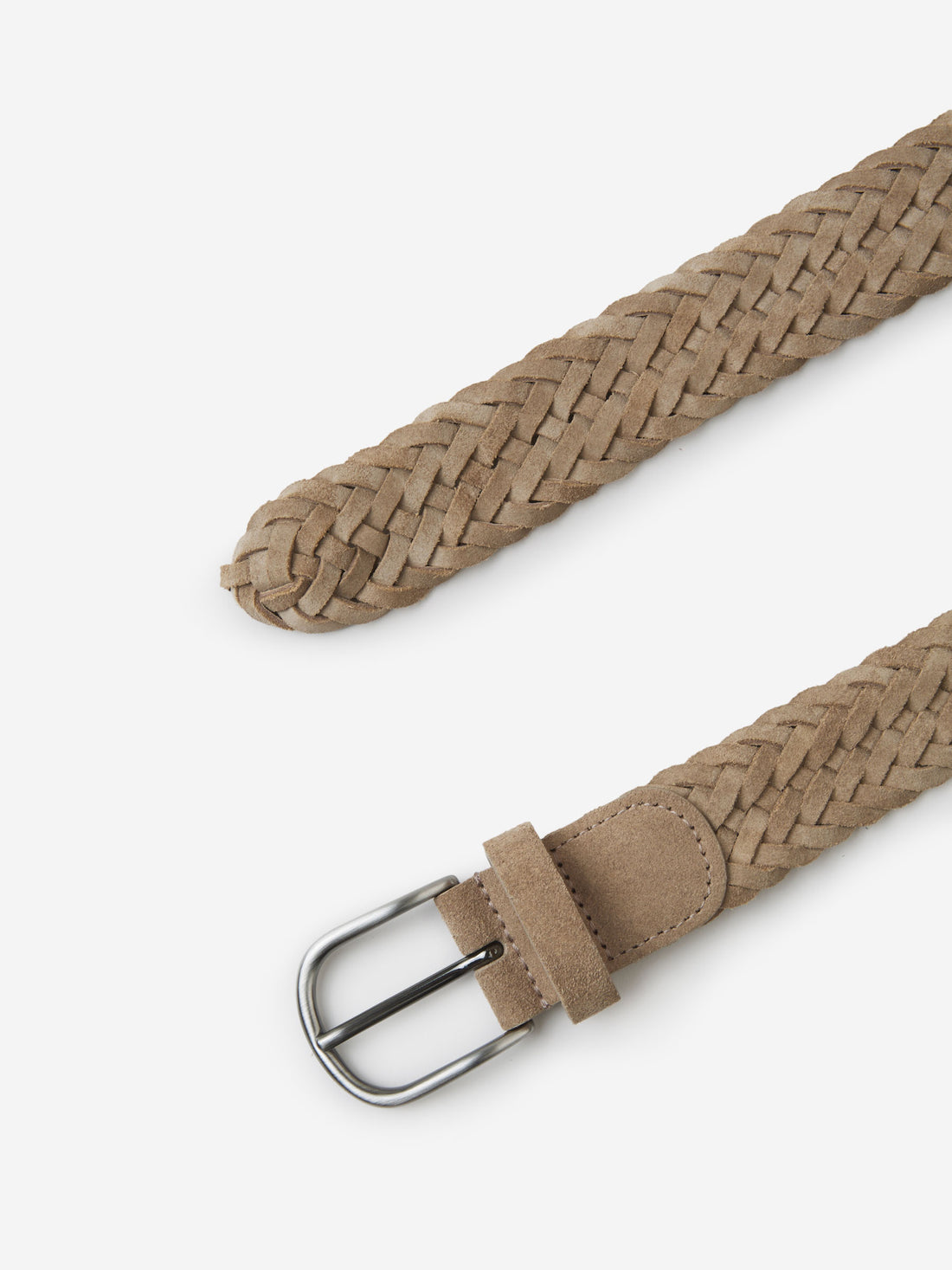 Santa Eulalia Cinturón Trenzado Ante color Arena sku 622-001161 03 - Foto 2
