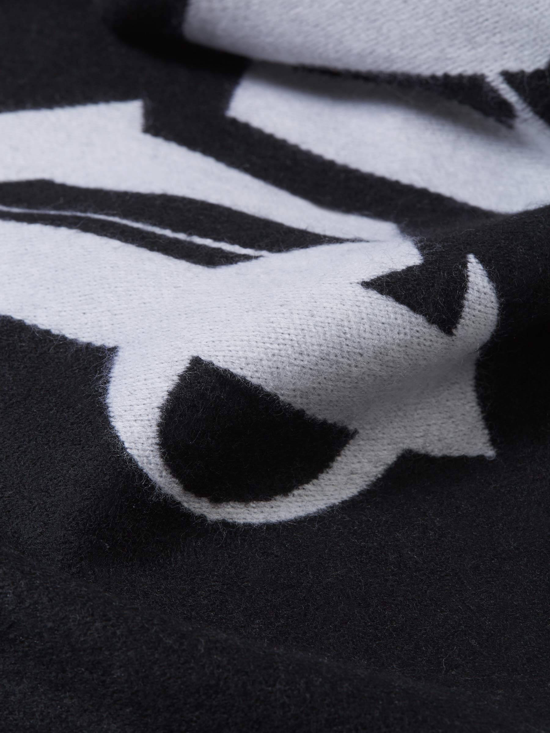 Palm Angels Bufanda Reversible Lana color Negro sku 630-001190 01 - Foto 4