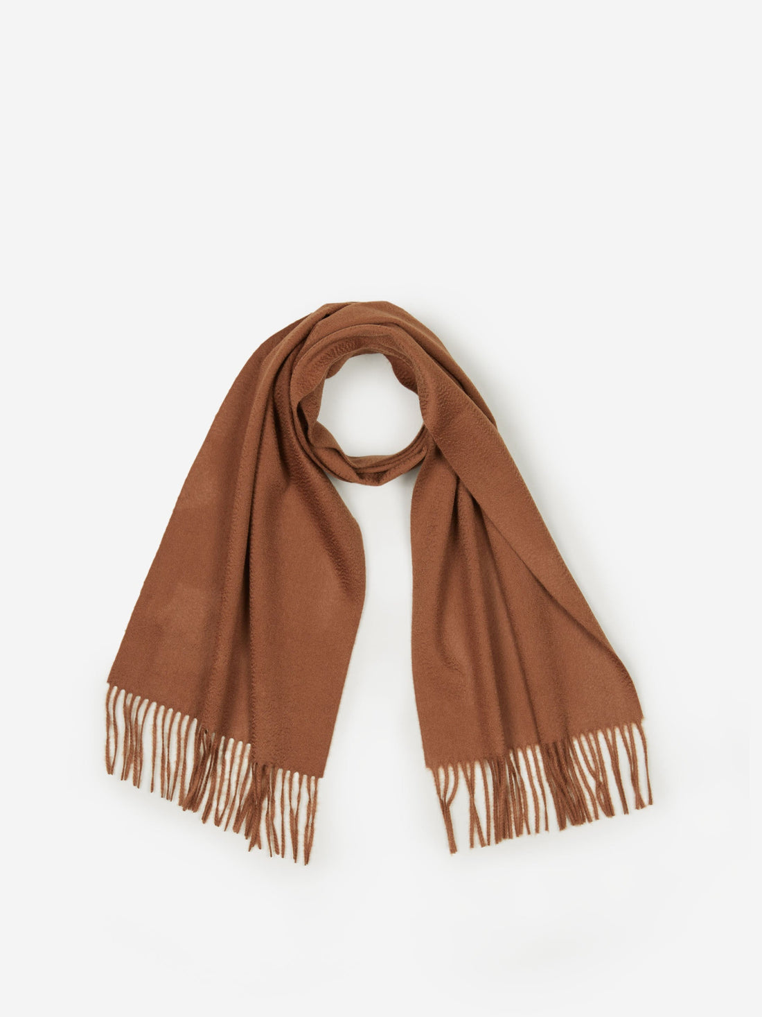 Santa Eulalia Bufanda Lisa Cashmere color Marrón sku 630-001246 05 - Foto 1