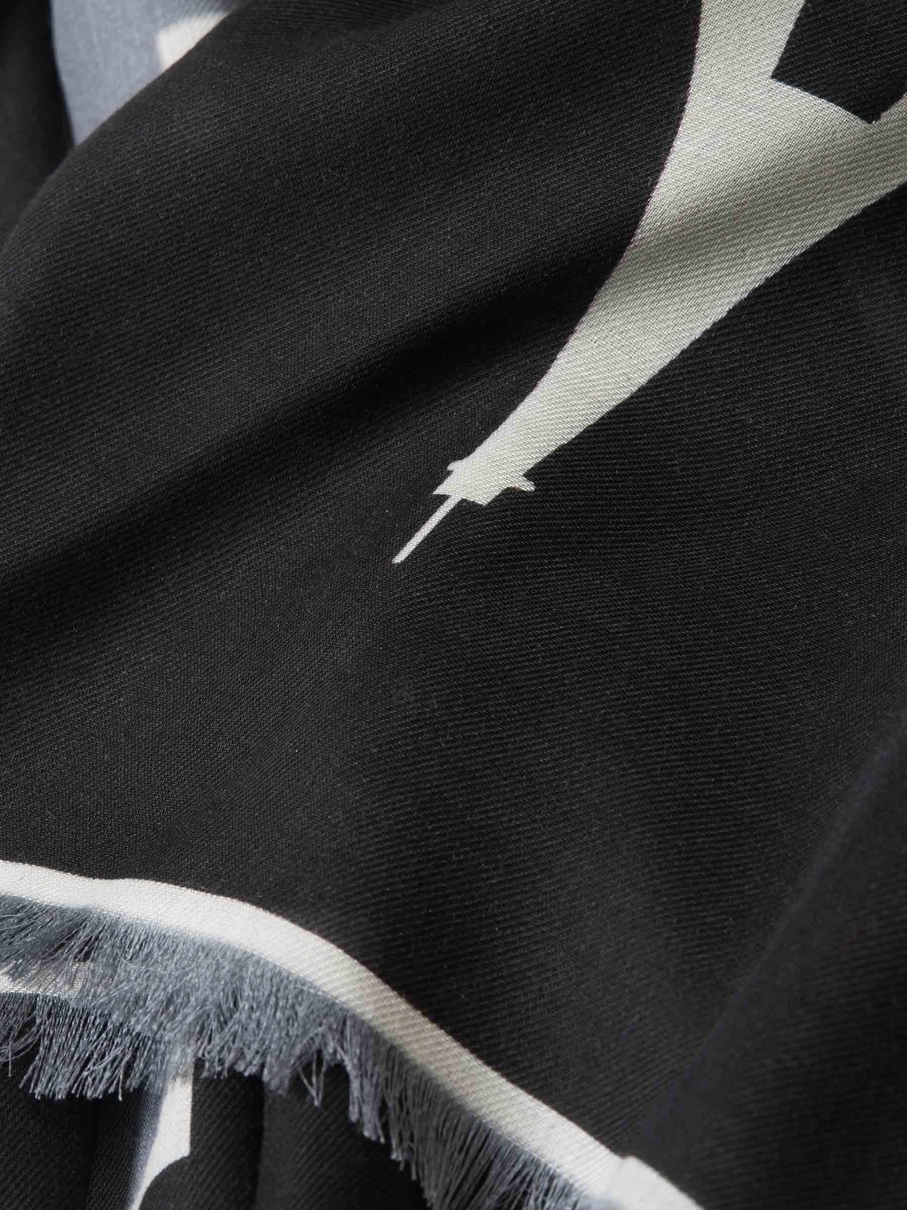 Givenchy Bufanda Logo Modal color Negro sku 630-001310 01 - Foto 3