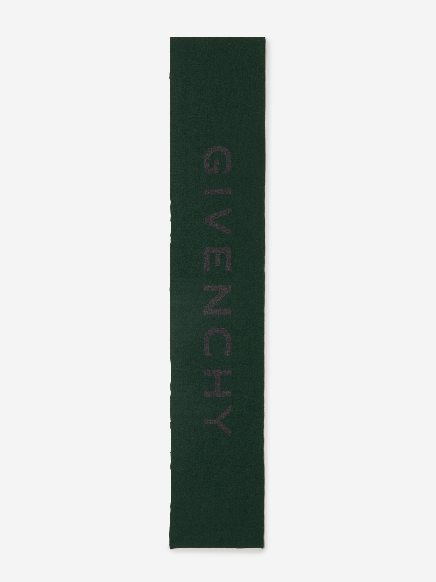 Givenchy Bufanda Reversible Logo color Verde Azulado sku 630-001311 03 - Foto 7
