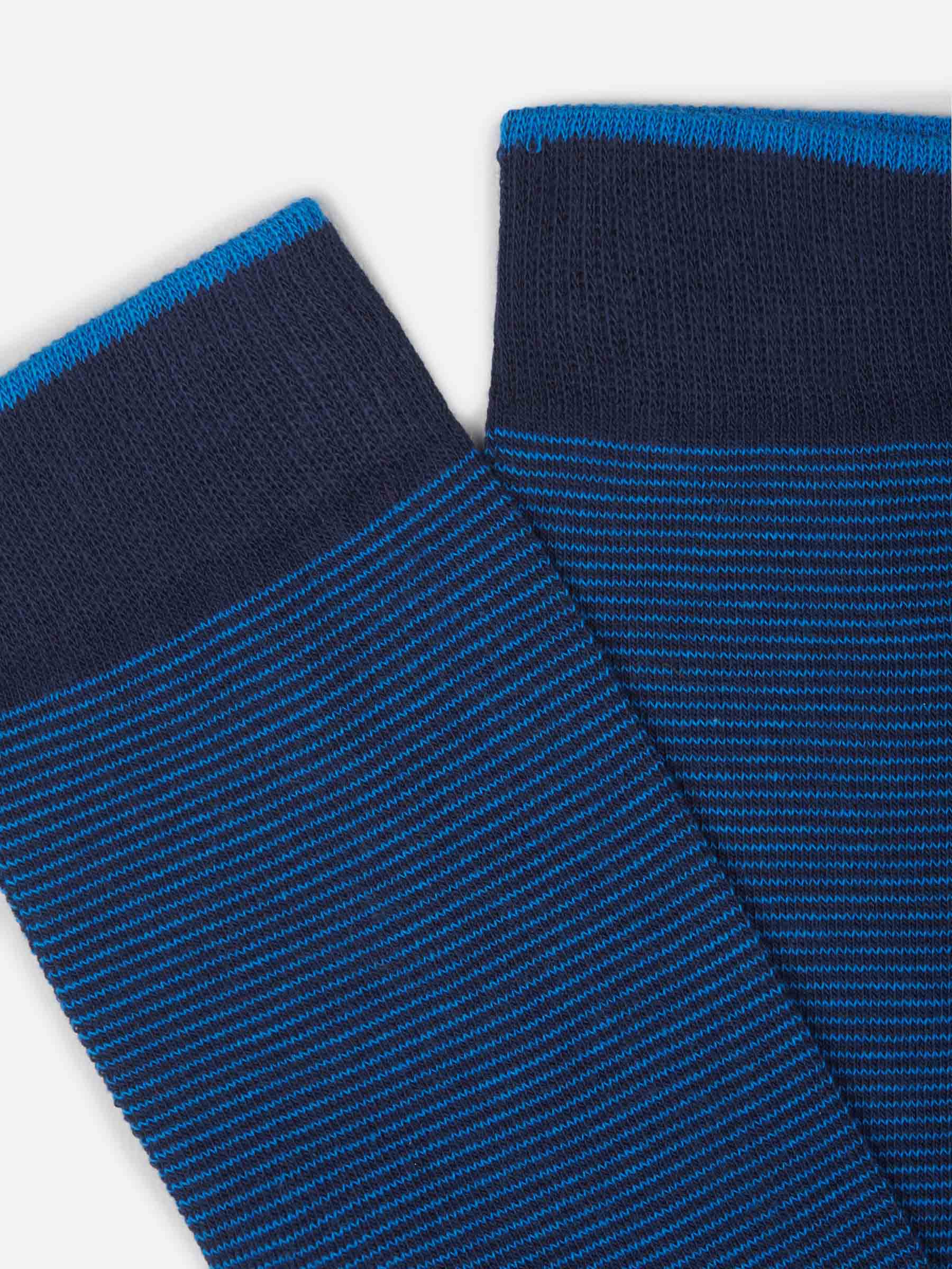 Gallo Calcetines Motivo Rayas color Azul Cielo sku 641-000169 03 - Foto 2