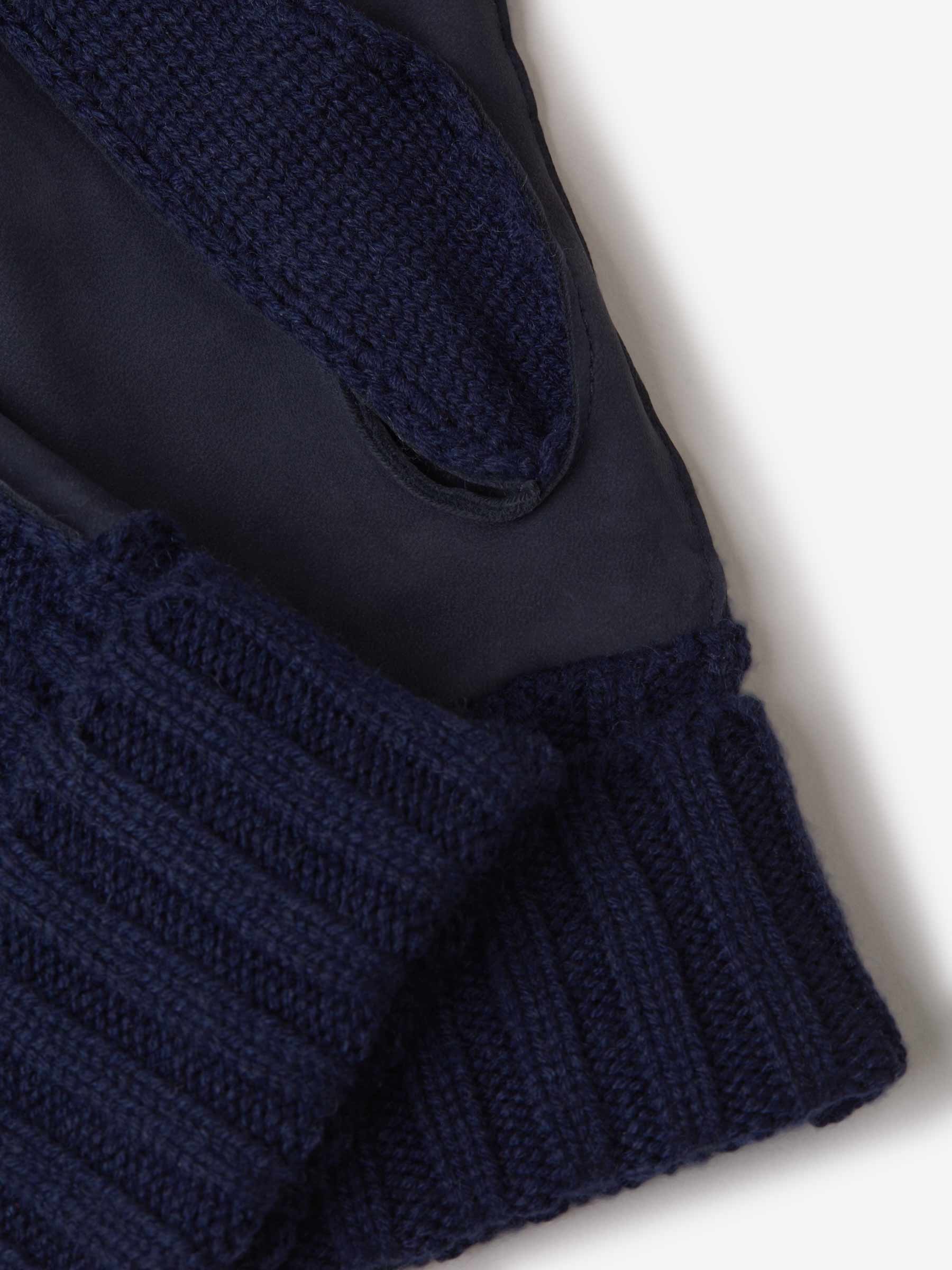 Santa Eulalia Guantes Nappa Cashmere color Azul Marino sku 680-000078 01 - Foto 2