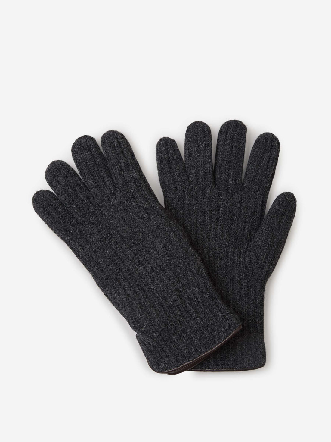 Santa Eulalia Guantes Lana Y Piel color Gris Oscuro sku 680-000087 02 - Foto 1