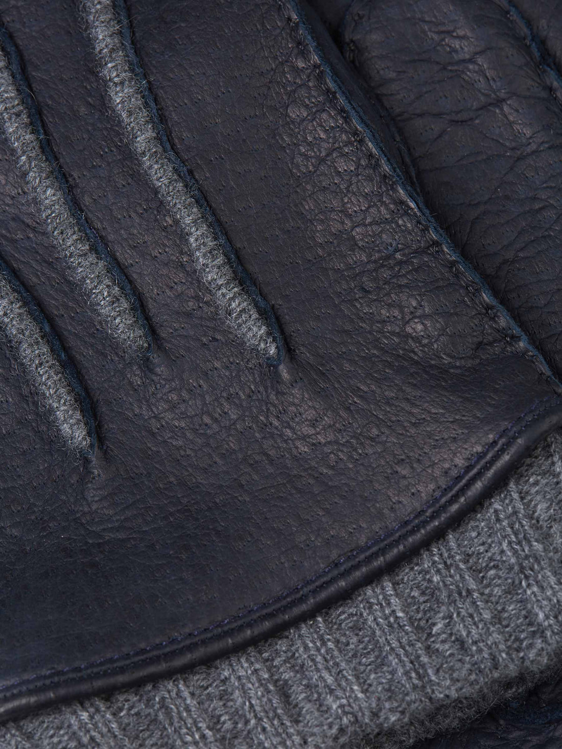 Santa Eulalia Guantes Piel Y Cashmere color Marrón Oscuro sku 680-000092 02 - Foto 2