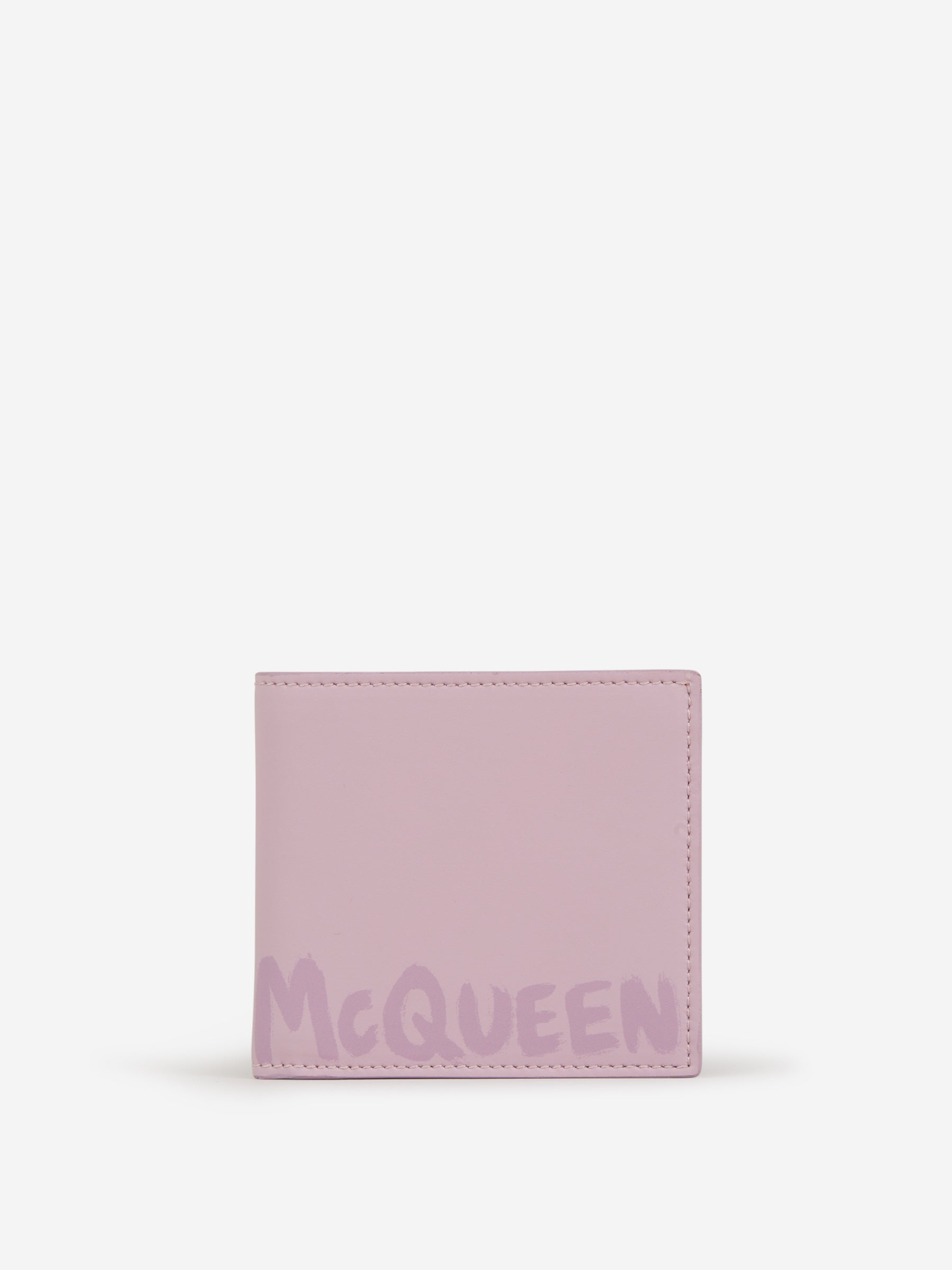 Alexander McQueen Billetero Logo Piel color Lila sku 691-001117 01 - Foto 1