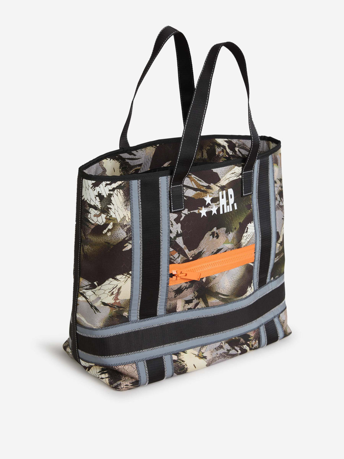 Heron Preston Bolso Shopper Camo color Verde Militar sku 692-001343 01 - Foto 2