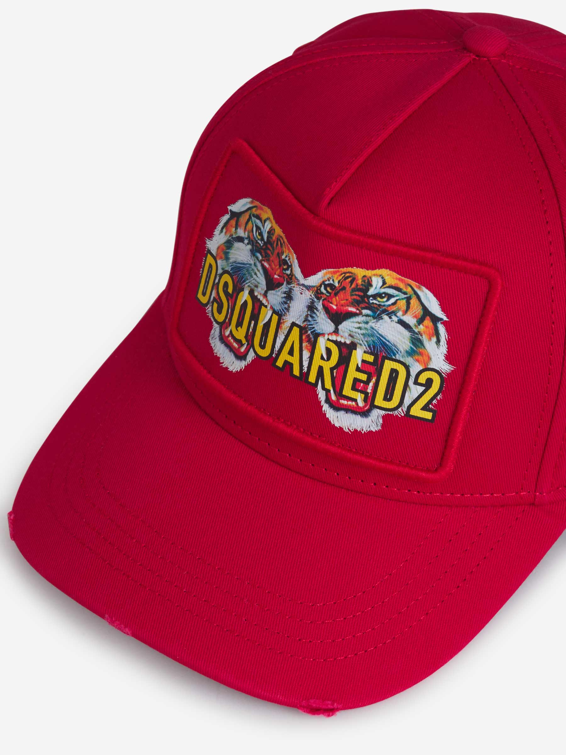 Dsquared2 Gorra Gráfico Parche color Rojo sku 695-000834 02 - Foto 4
