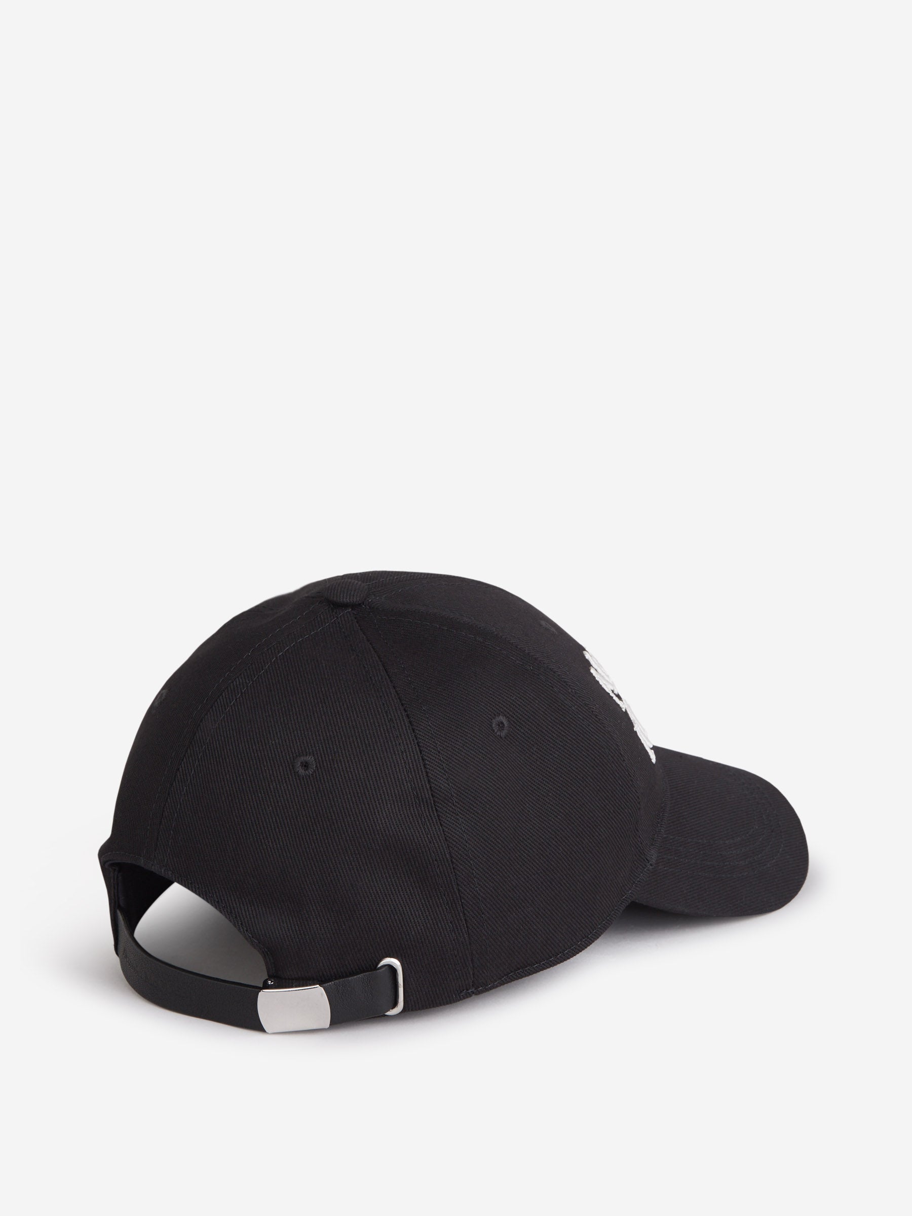 Alexander McQueen Gorra Logo Algodón color Negro sku 695-000909 01 - Foto 3