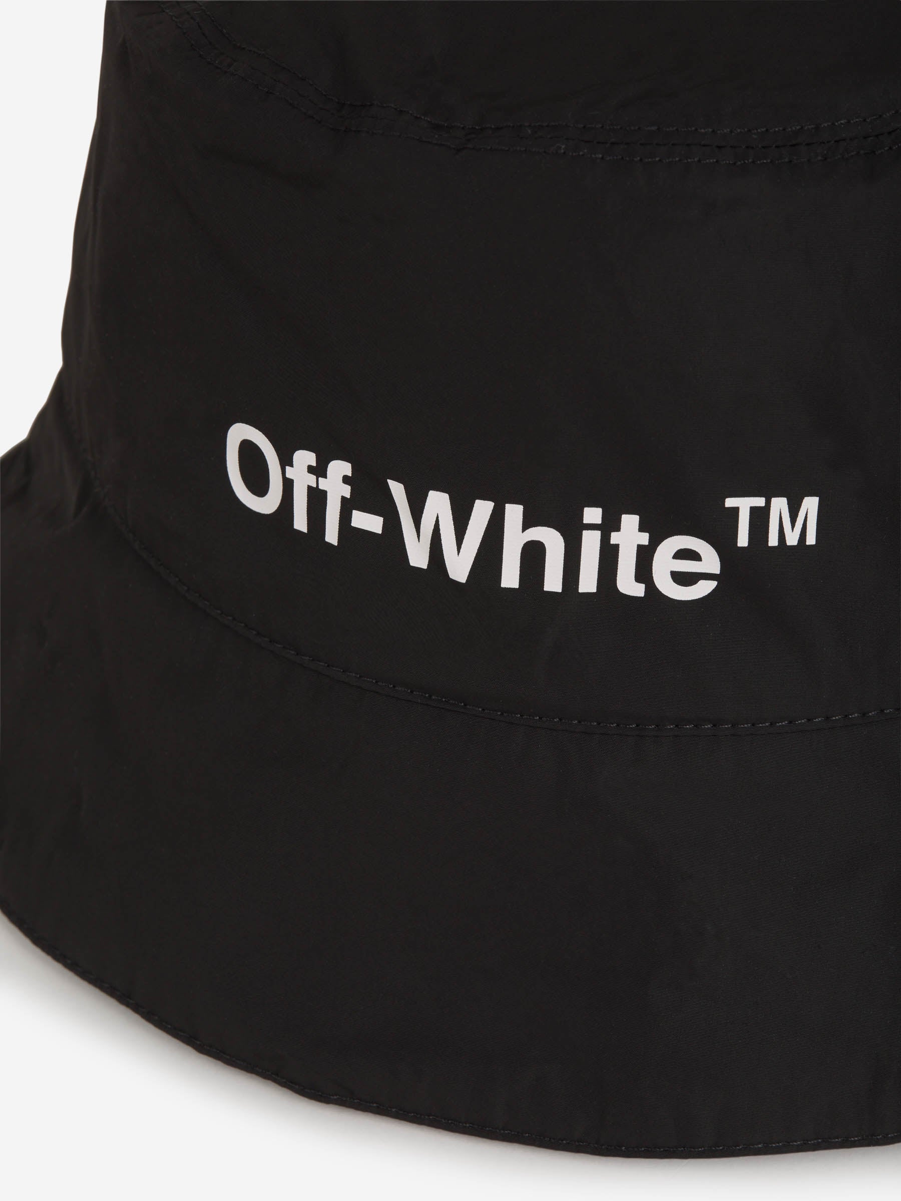 Outlet online Off-White Hombre Sombrero Pescador Plegable Helvet color Negro sku 695-000979 00 - Foto 4