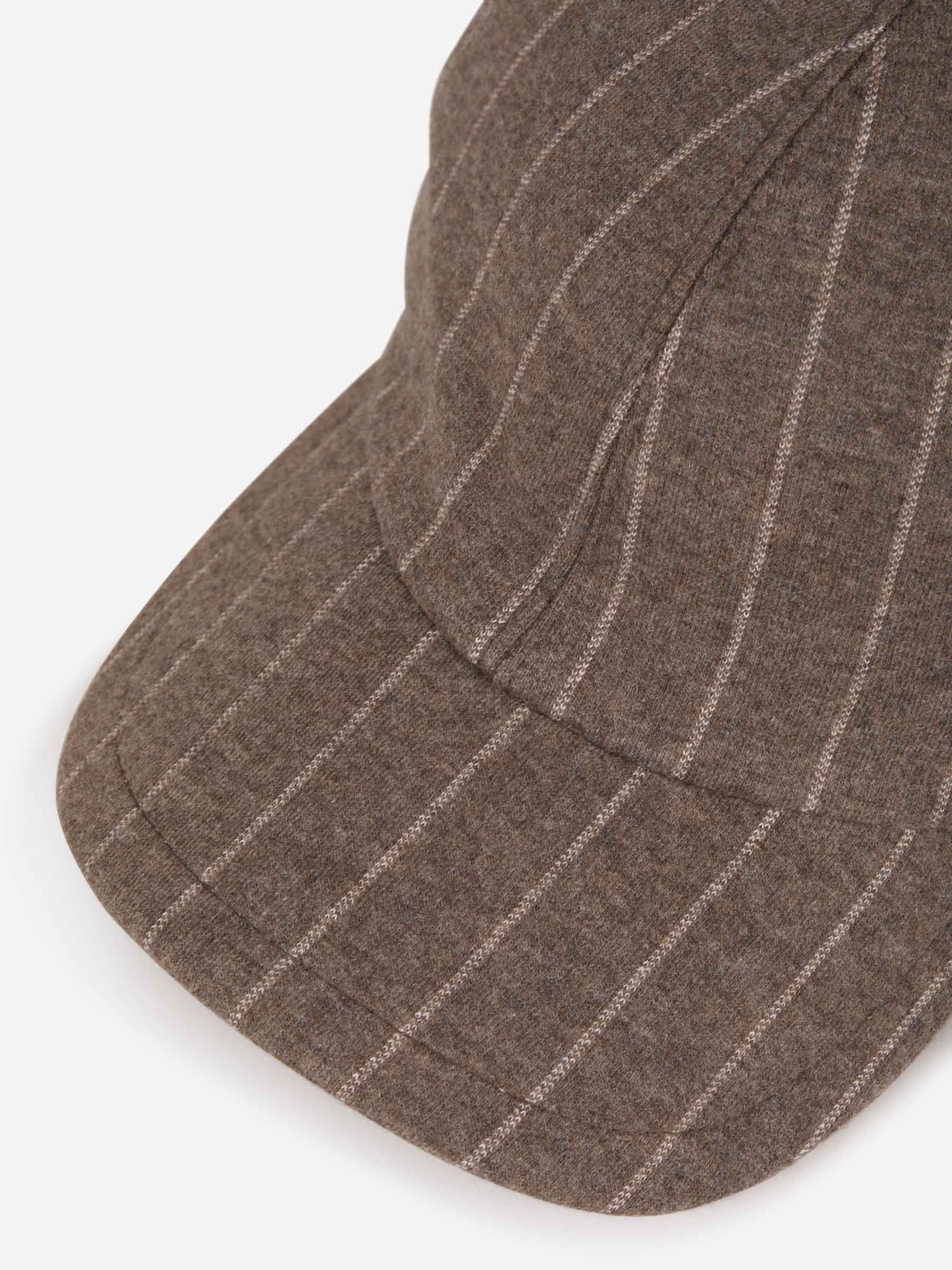 Fedeli Gorra Cashmere Y Algodón color Marrón Oscuro sku 695-000994 02 - Foto 4