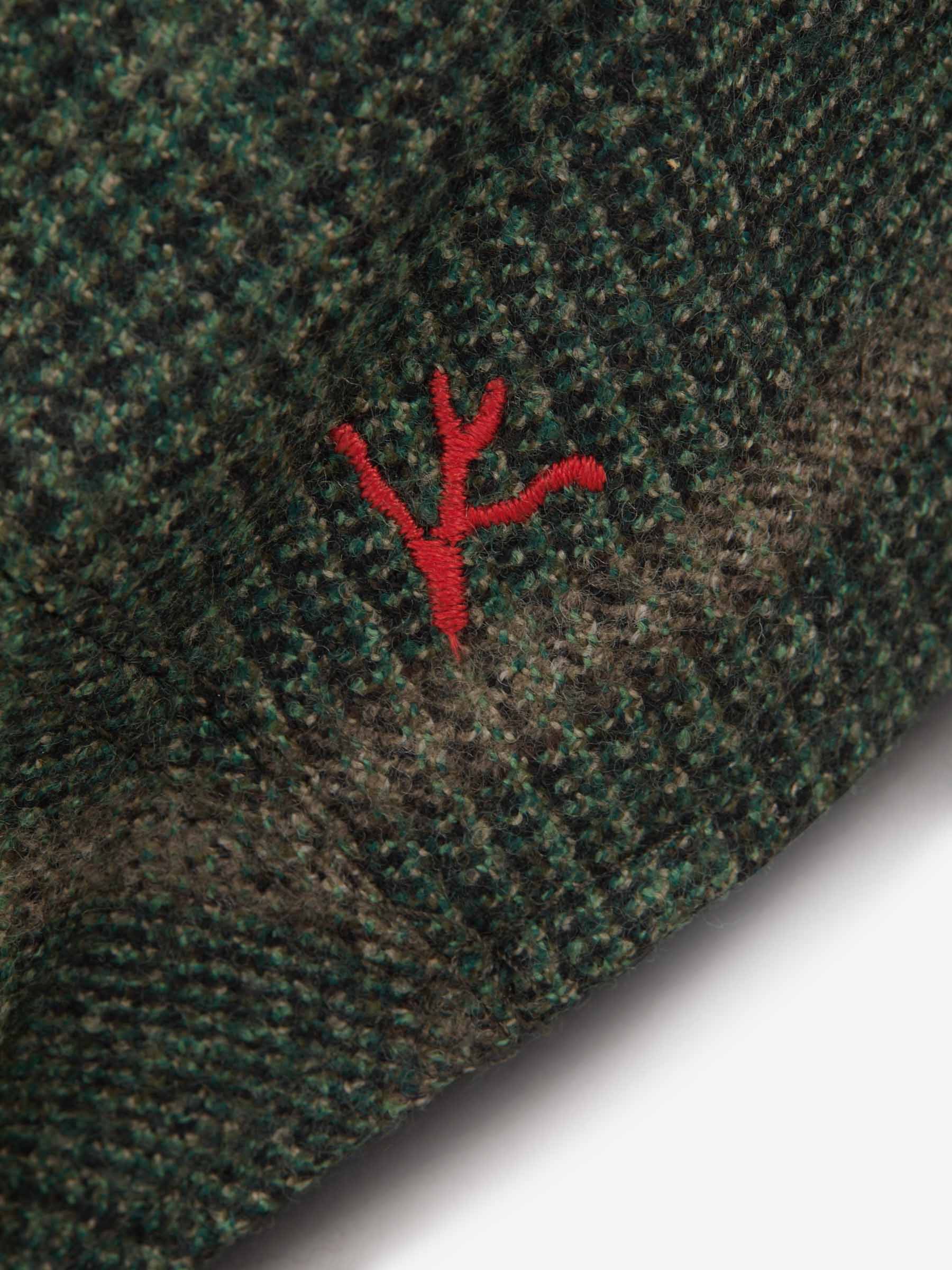 Isaia Boina Motivo Cuadros color Verde Militar sku 695-000998 01 - Foto 5