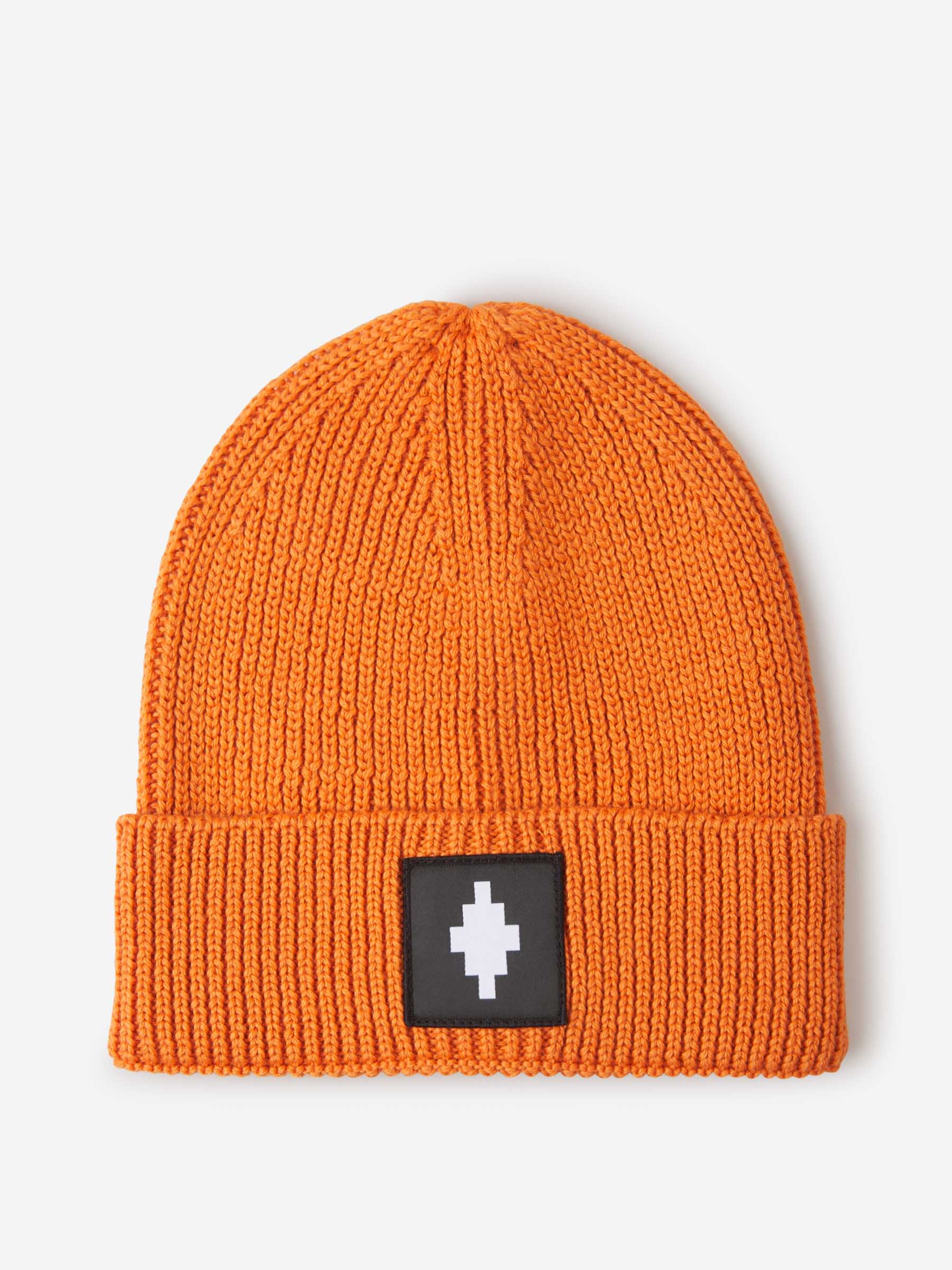 Marcelo Burlon Gorro Parche Contraste color Naranja sku 695-001032 02 - Foto 1