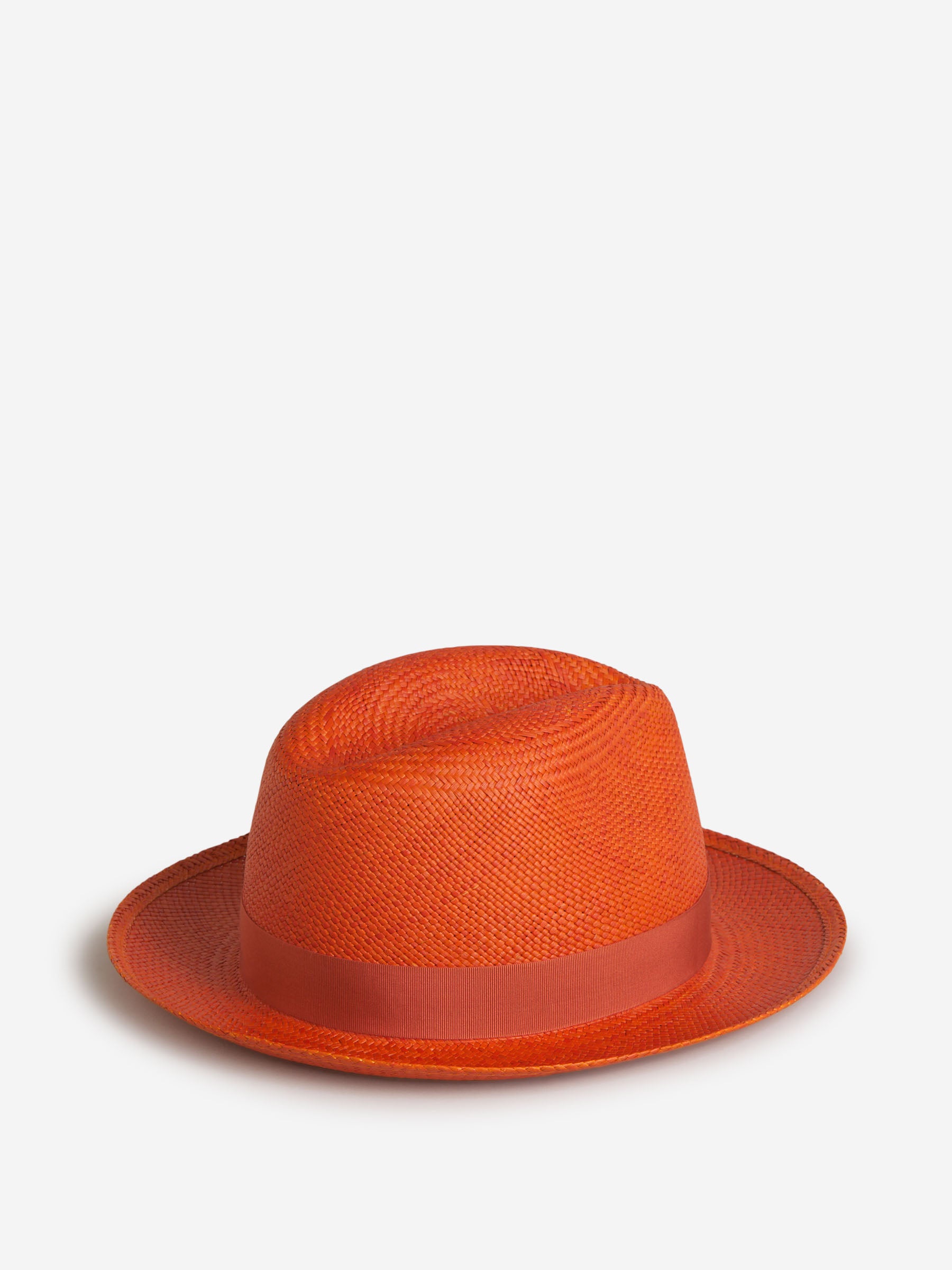 Outlet online Borsalino Hombre Sombrero Miglia Panamá color Naranja sku 695-001111 01 - Foto 3