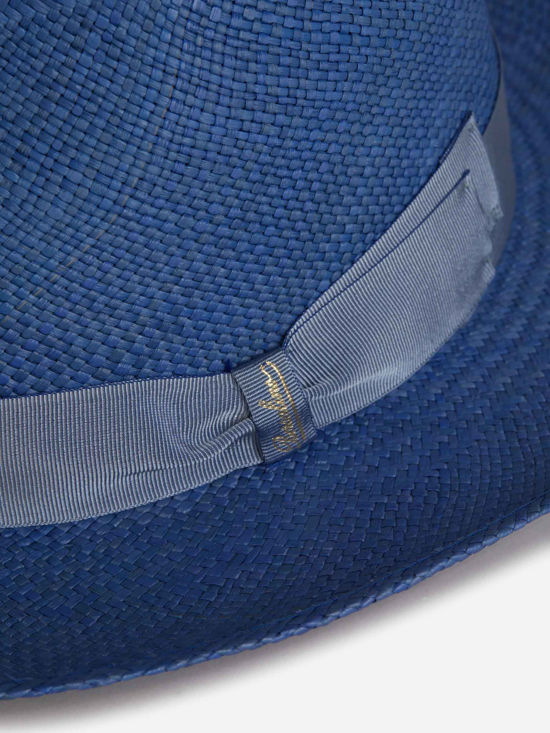 Outlet online Borsalino Hombre Sombrero Miglia Panamá color Azul Denim sku 695-001111 02 - Foto 5