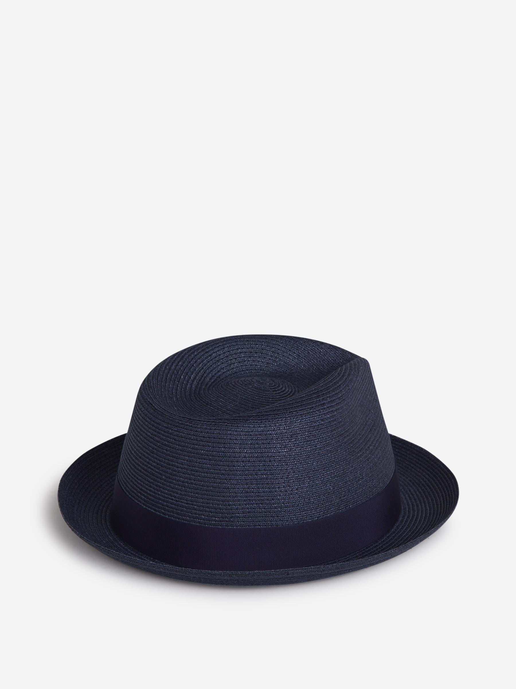 Outlet online Borsalino Hombre Sombrero Jules Cáñamo color Azul Marino sku 695-001114 01 - Foto 4