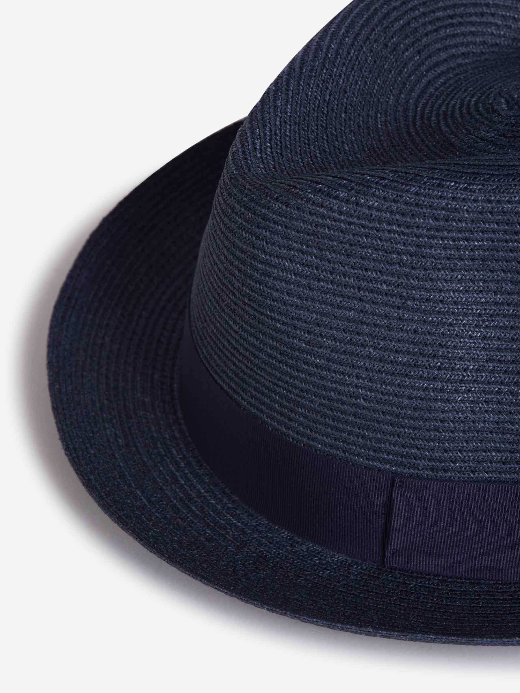 Outlet online Borsalino Hombre Sombrero Jules Cáñamo color Azul Marino sku 695-001114 01 - Foto 5