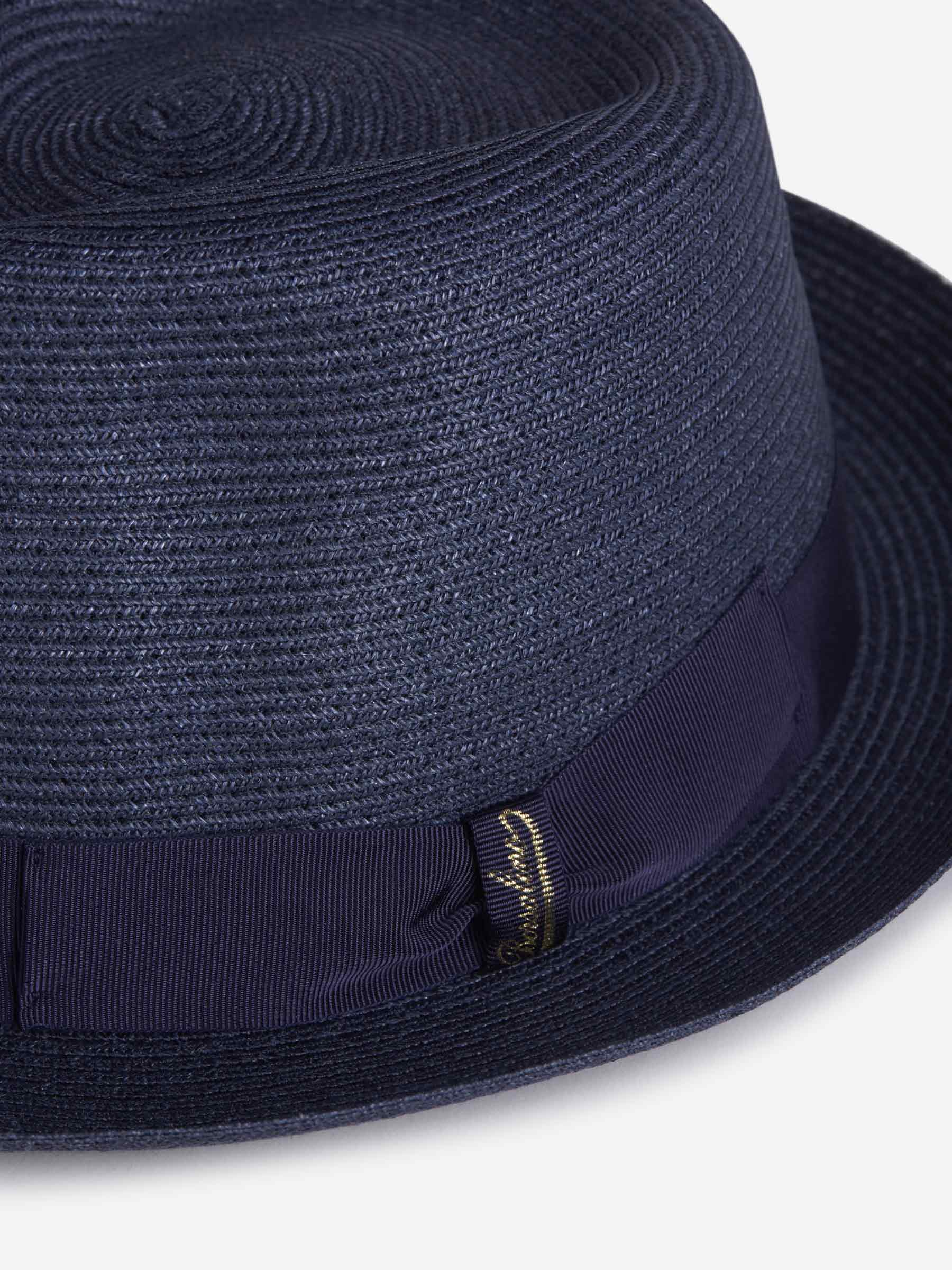 Outlet online Borsalino Hombre Sombrero Jules Cáñamo color Azul Marino sku 695-001114 01 - Foto 6